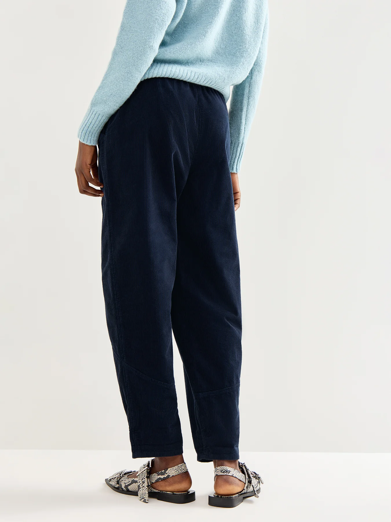 Hose 523 Cotton Trouser Navy - Image 5