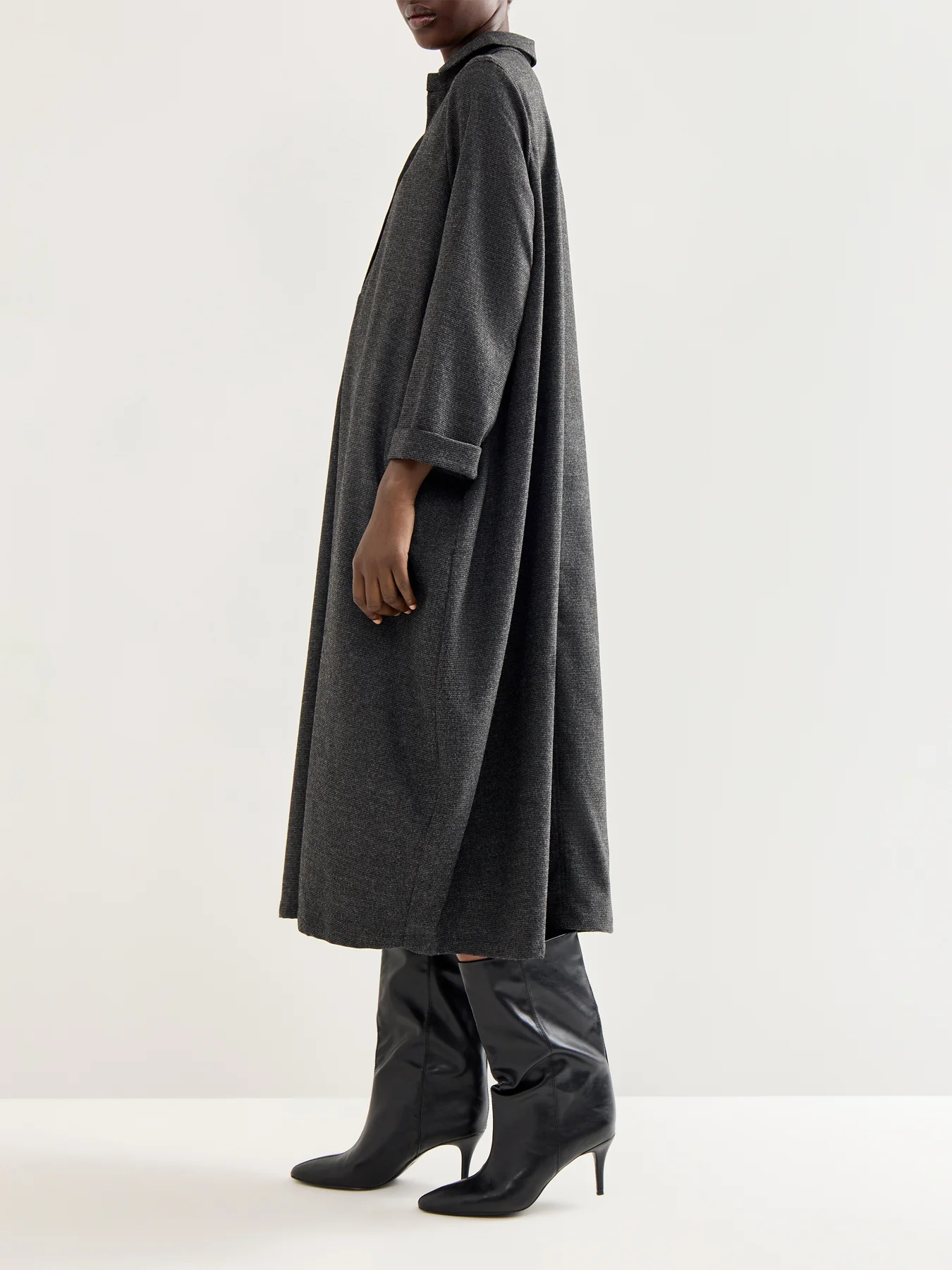 Kleid 515 Cotton Dress Black - Image 4