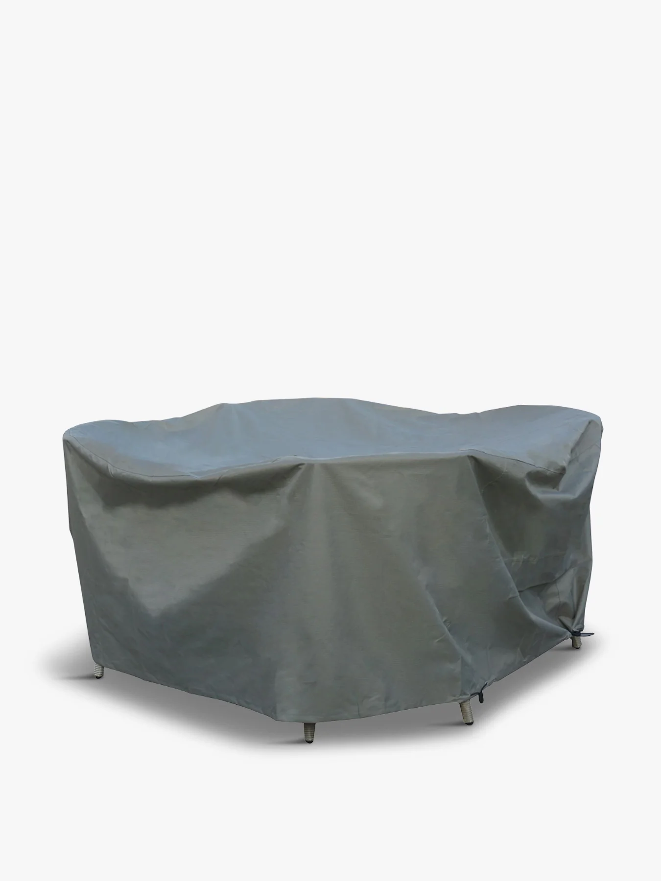 Khaki Round Dining Table Set Cover 100cm
