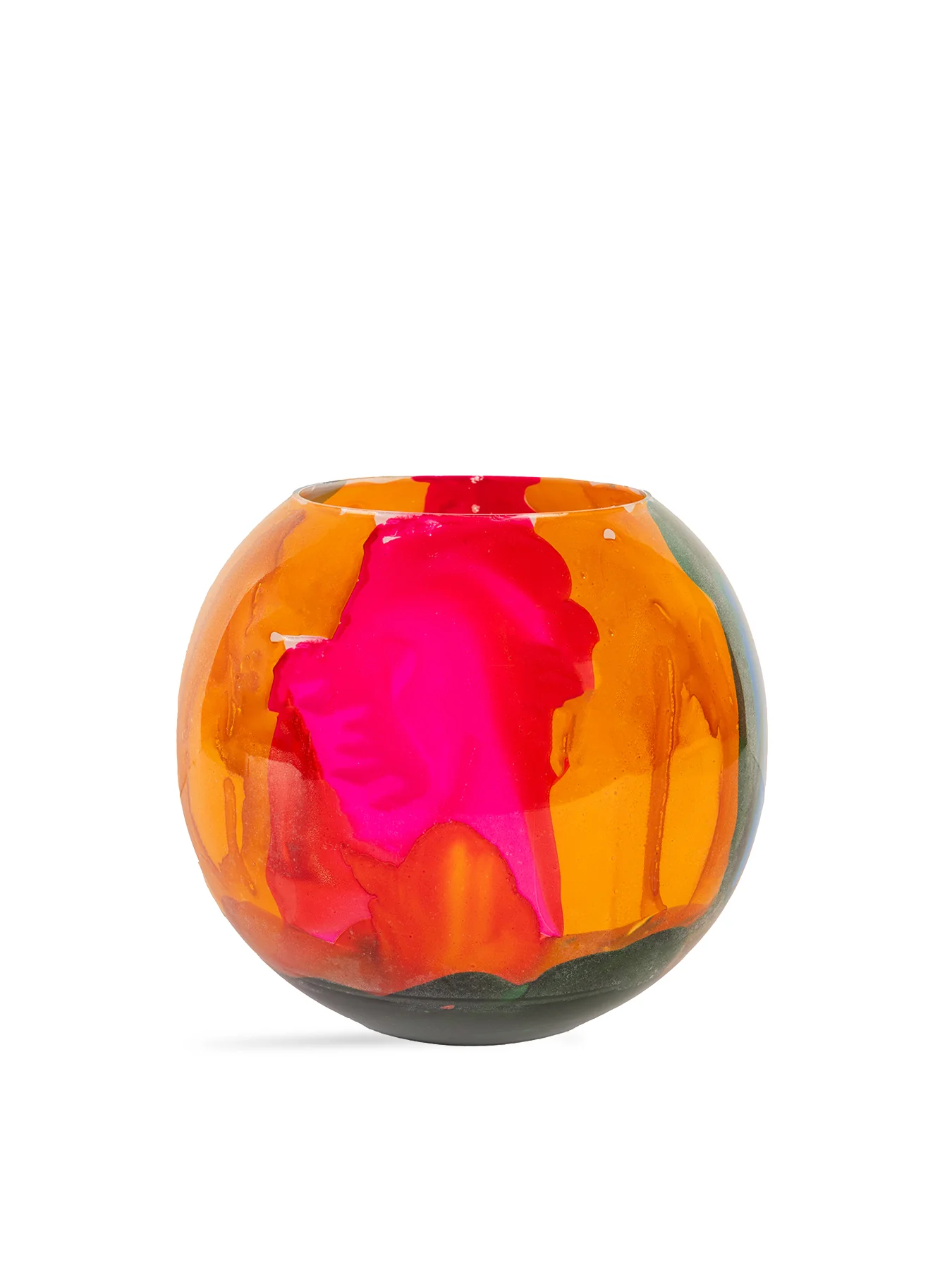 Marble Finish Hurricane Vase