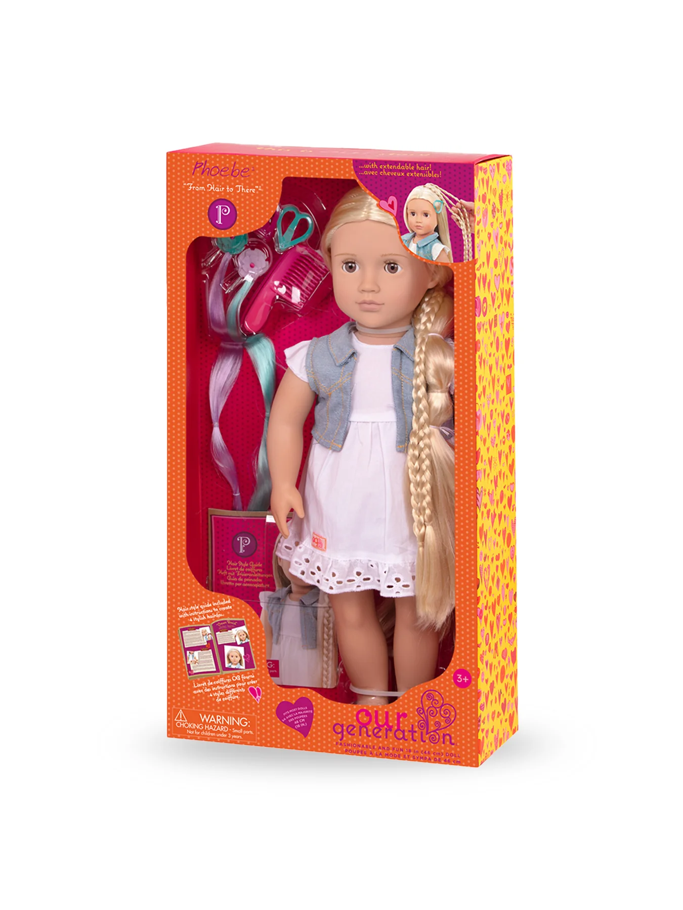 Phoebe Blonde Hair Grow Doll