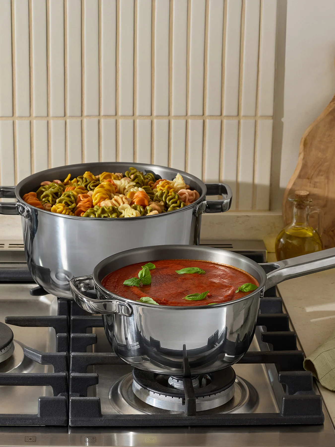Titanium Pro Cookware Set Chrome - Image 4