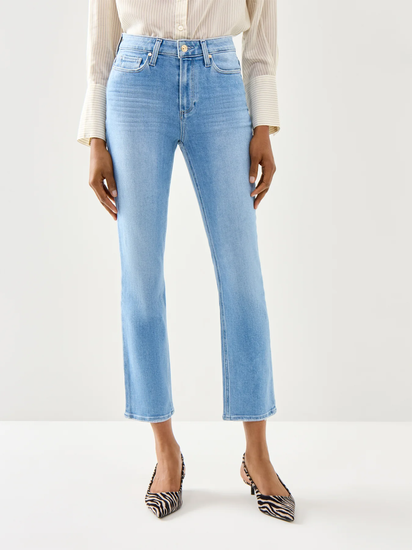Cindy High Rise Straight Jean - Image 4