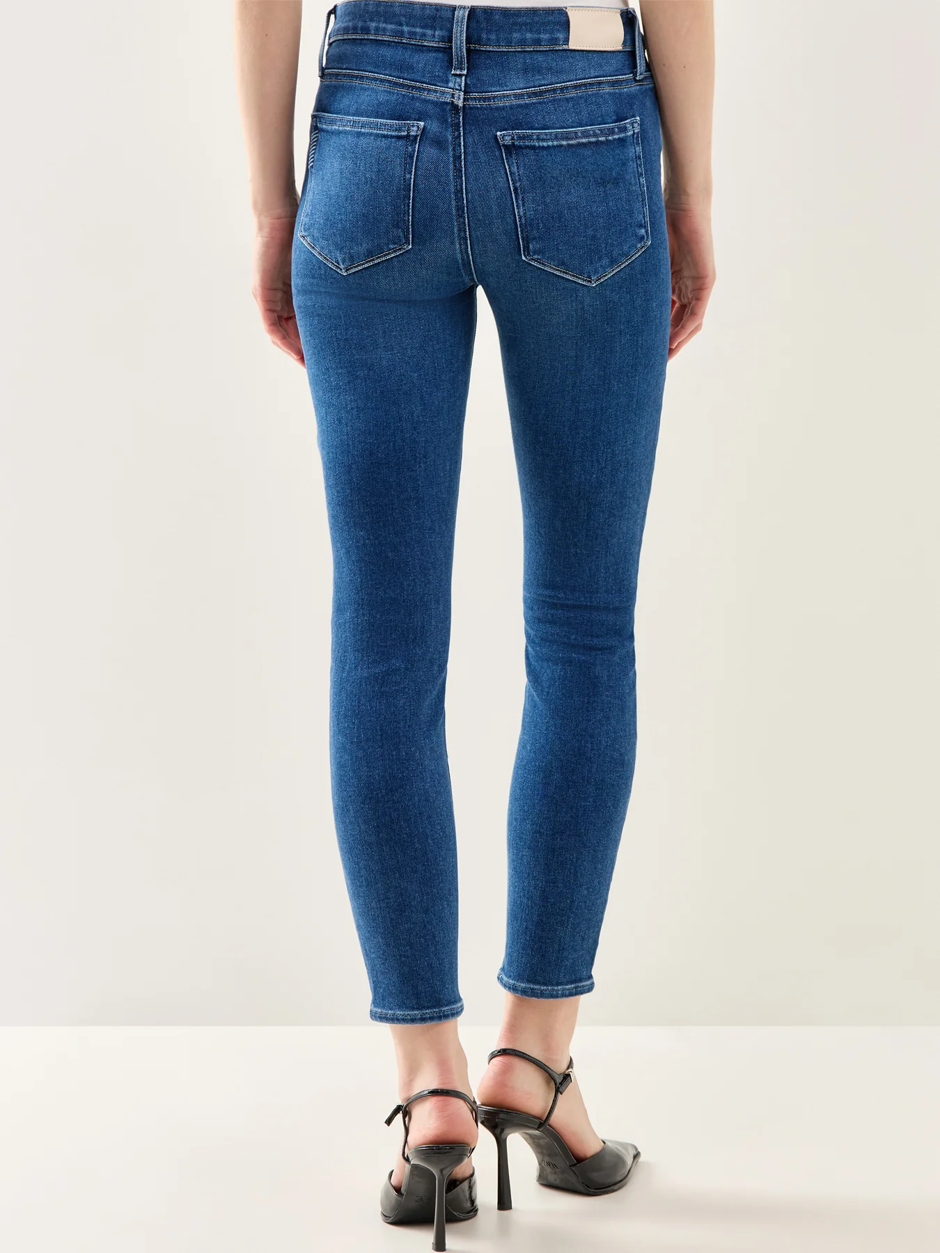 Hoxton Ankle Skinny Jeans Blue - Image 5