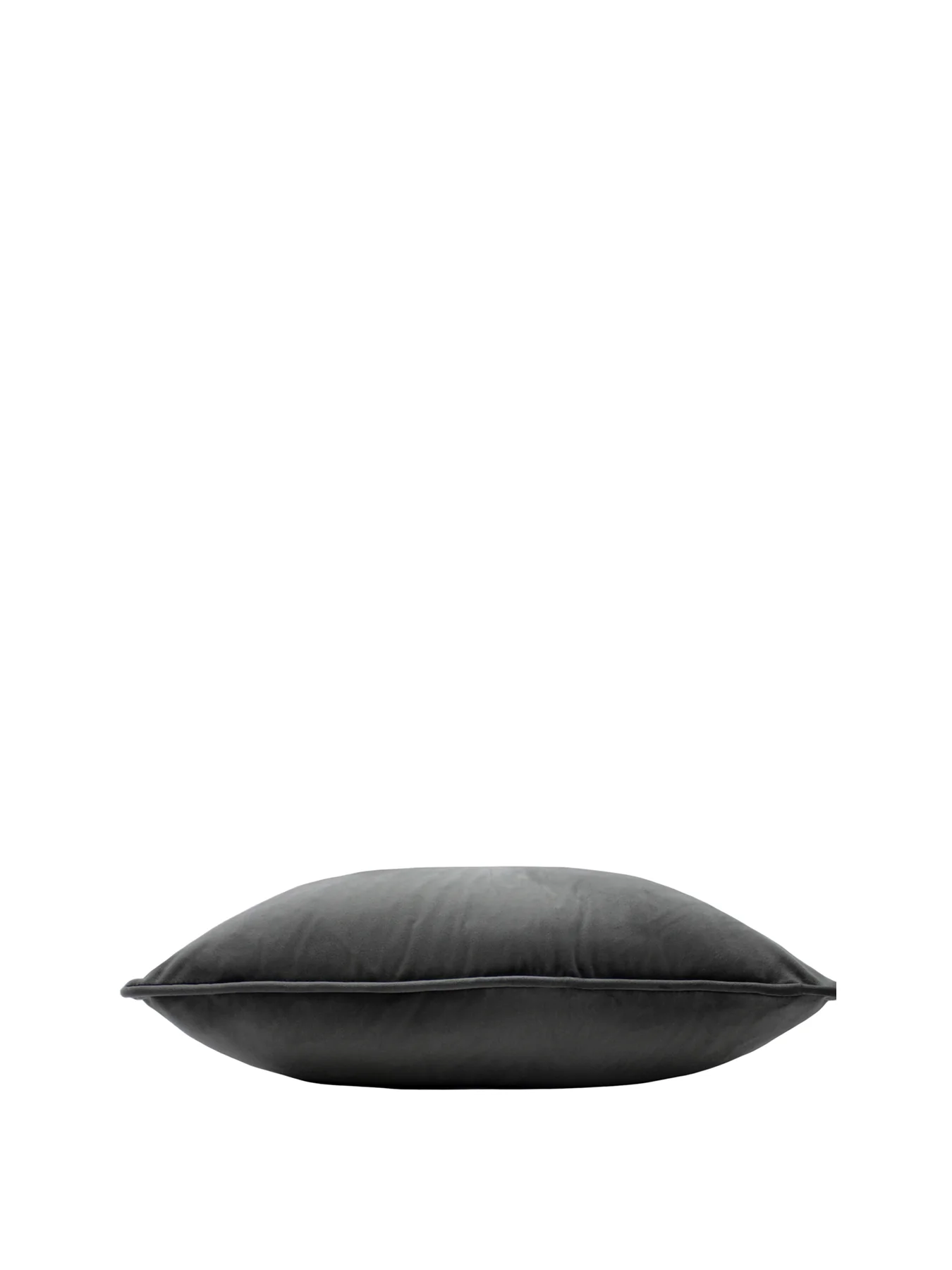 Hortus Feather Rich Cushion 50 x 50cm Charcoal - Image 3