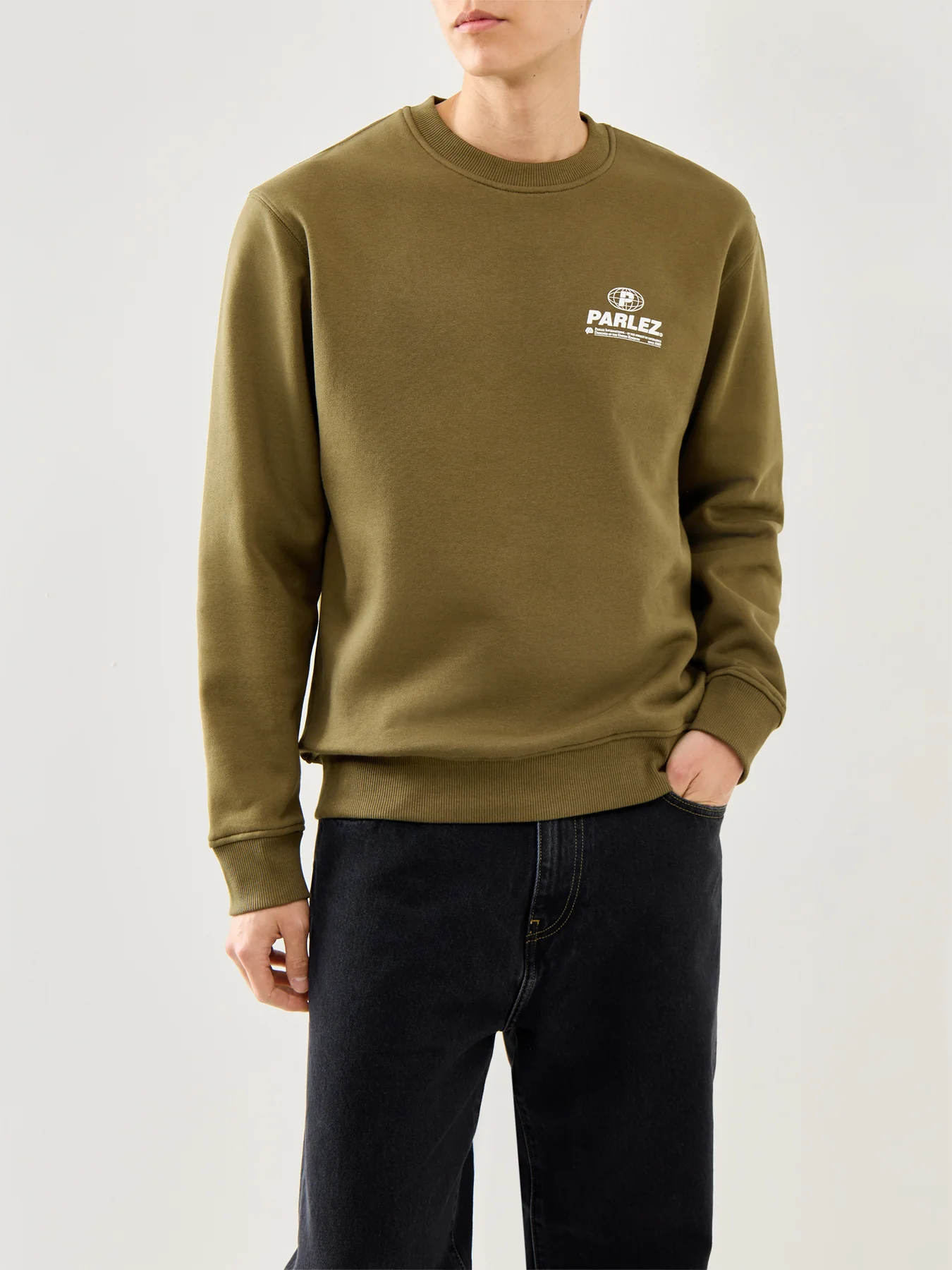 Club Cotton Sweatshirt Tan - Image 4