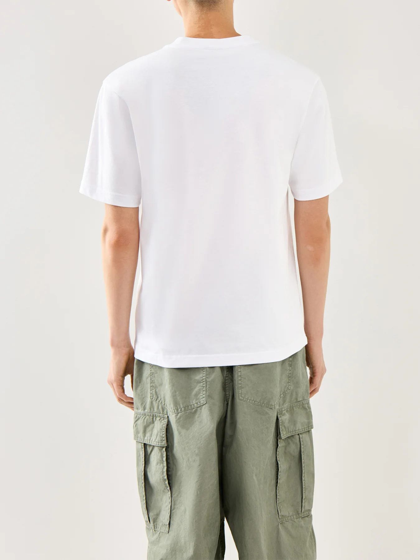 Figura Cotton Short Sleeves T-Shirt White - Image 5