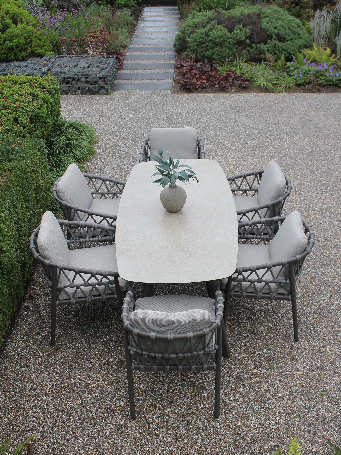 Piacenza Terra 6 Seater Dining Set - Image 4