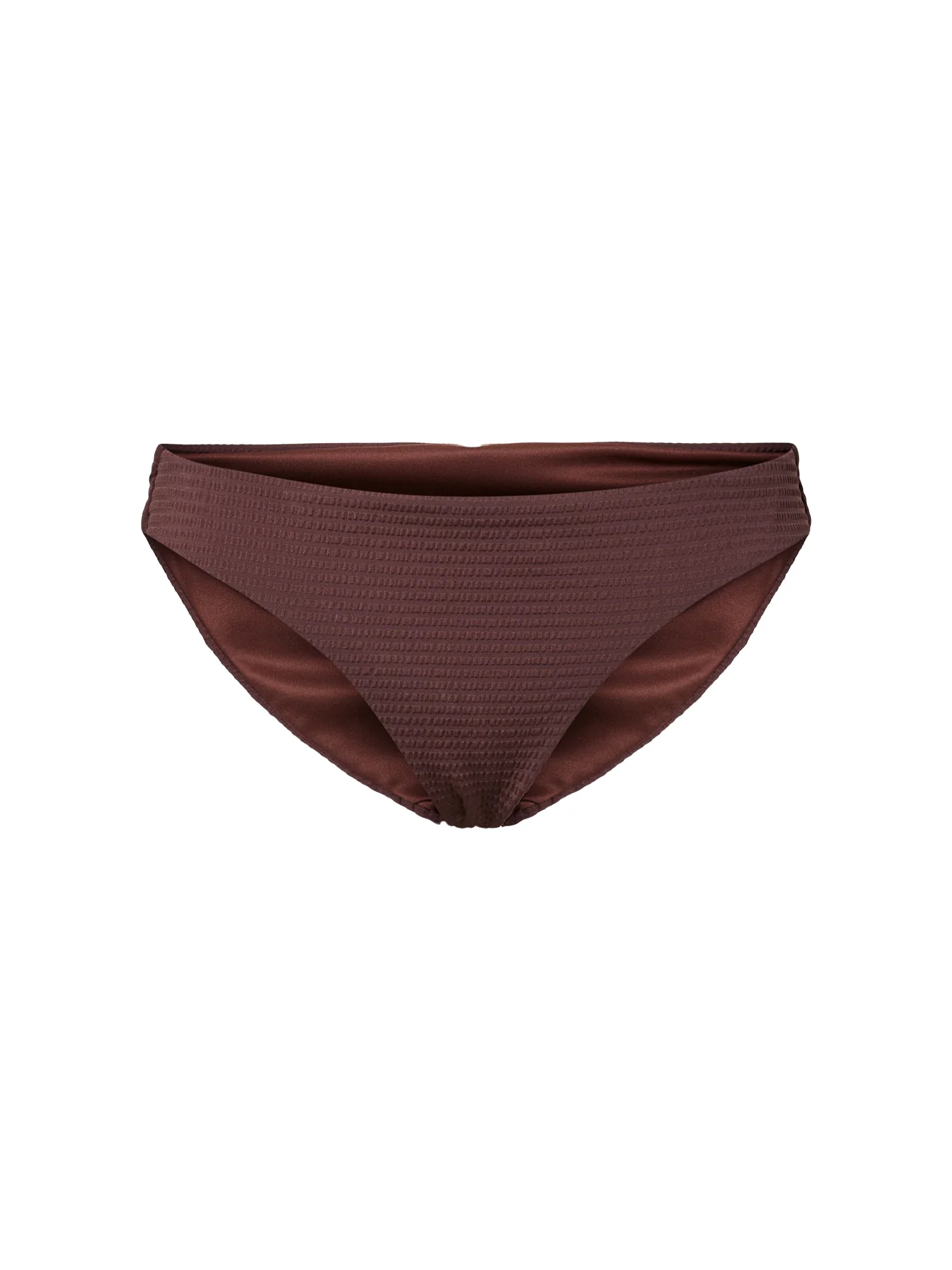 Kaya Seersucker Bikini Brief Brown