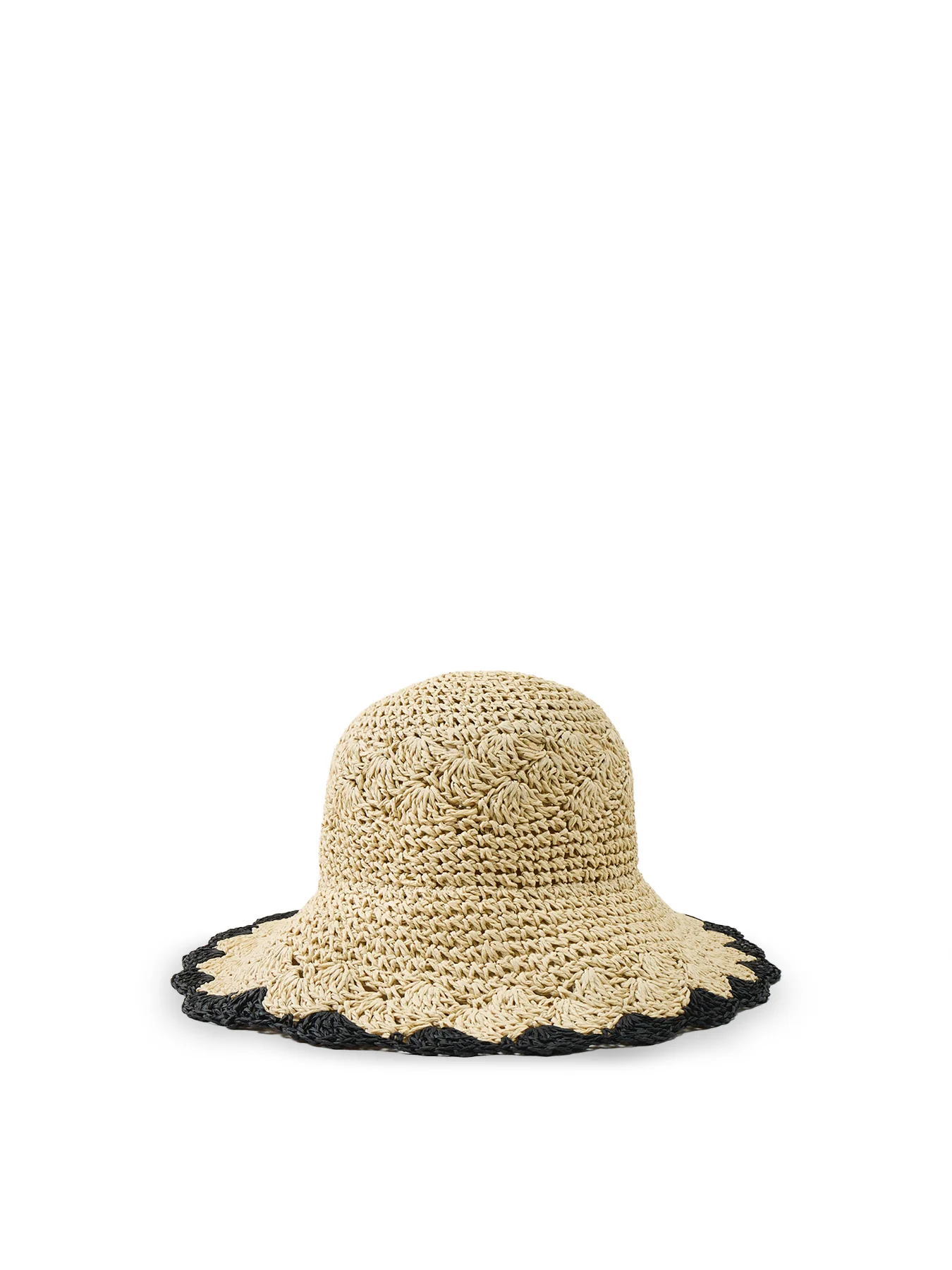Lydia Contrast Bucket Hat Beige