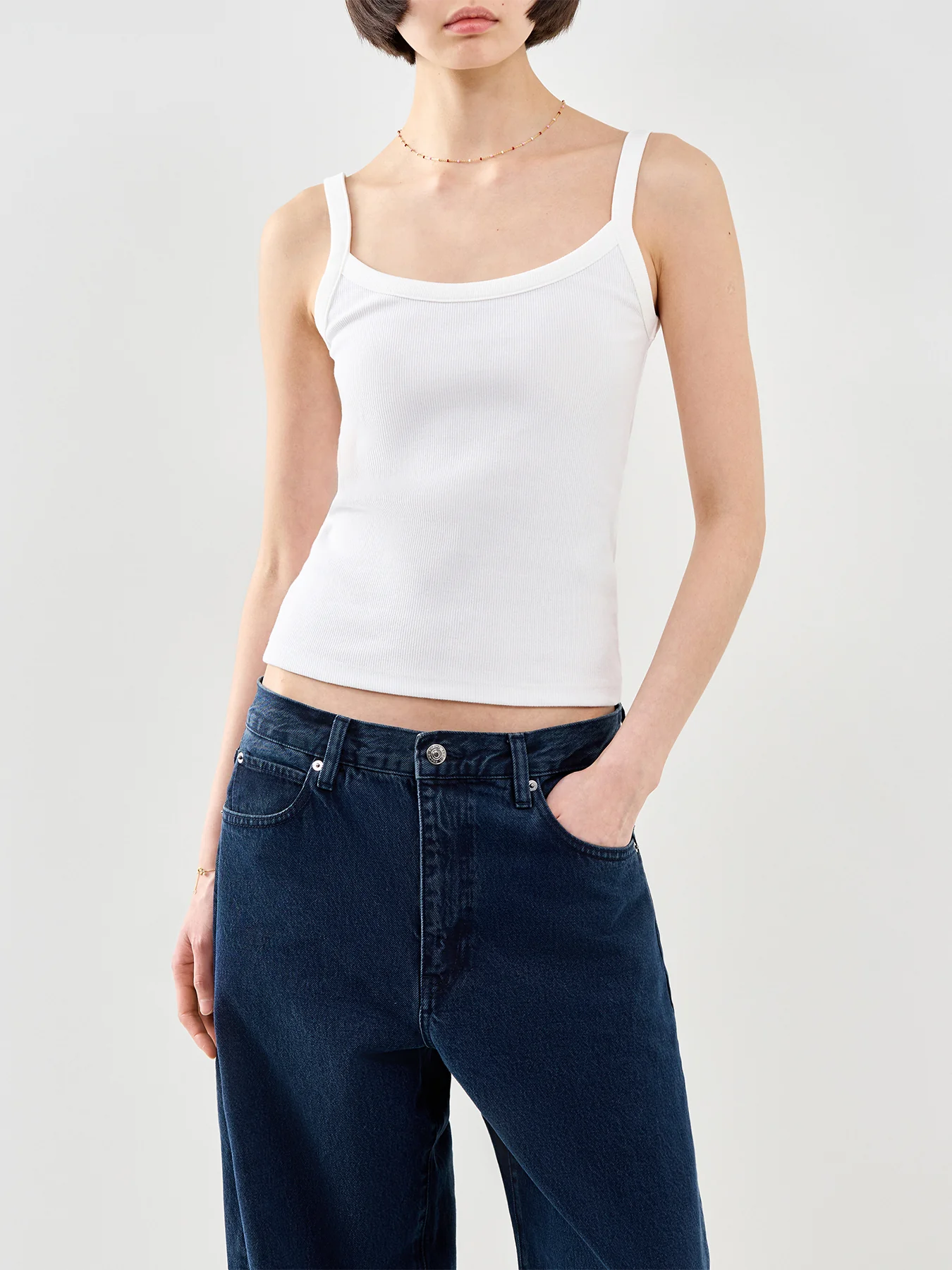 May Strap Top White - Image 4
