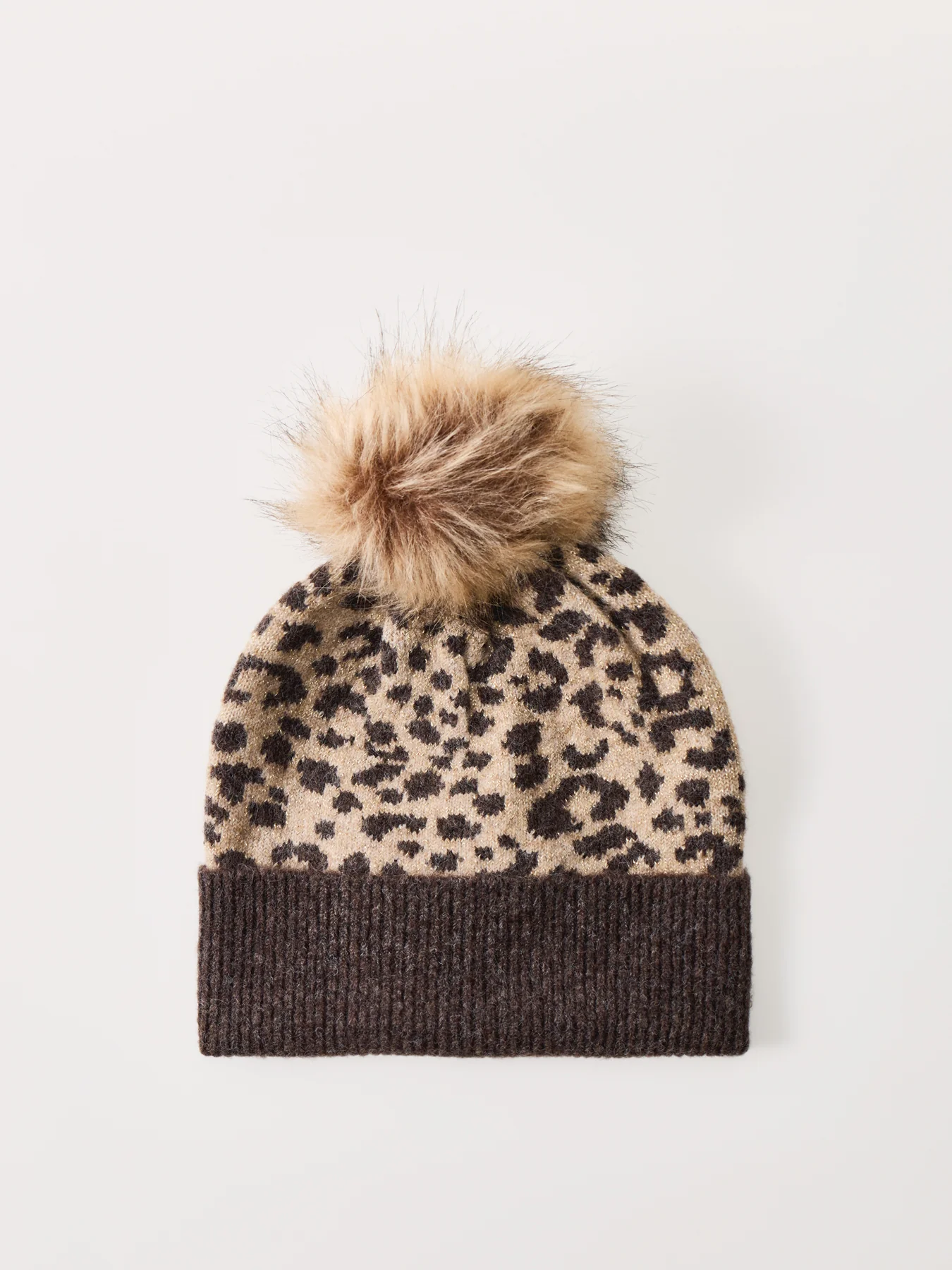 Jumbo Leopard Bobble Hat - Image 2