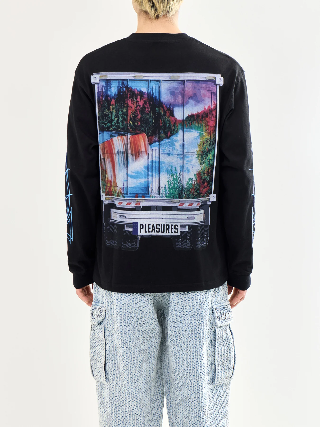 Heavyweight Long Sleeve Sweatshirt Black - Image 5