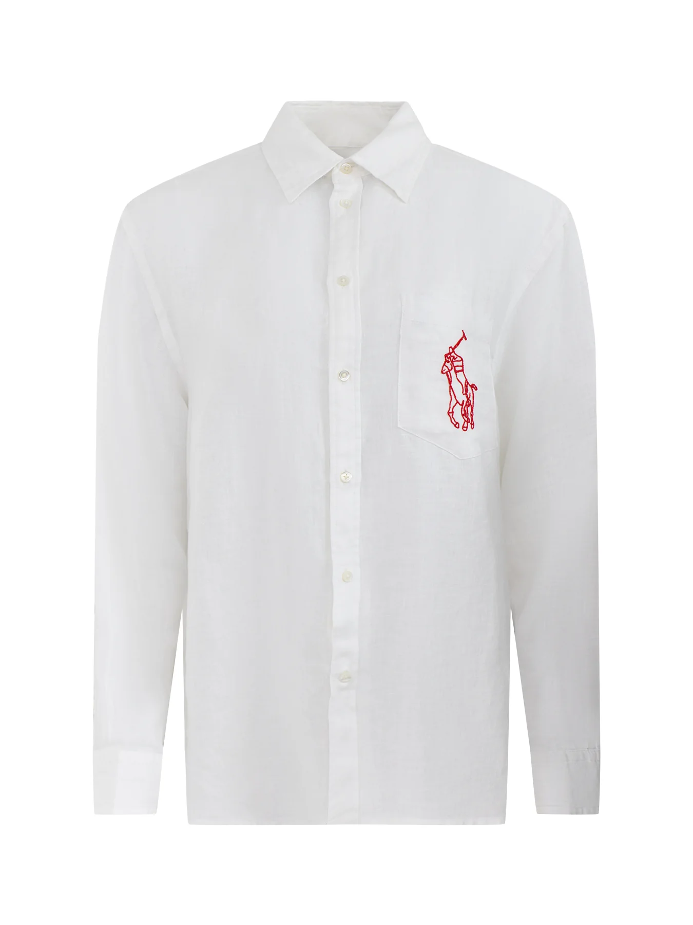 Classic LS Linen Shirt White