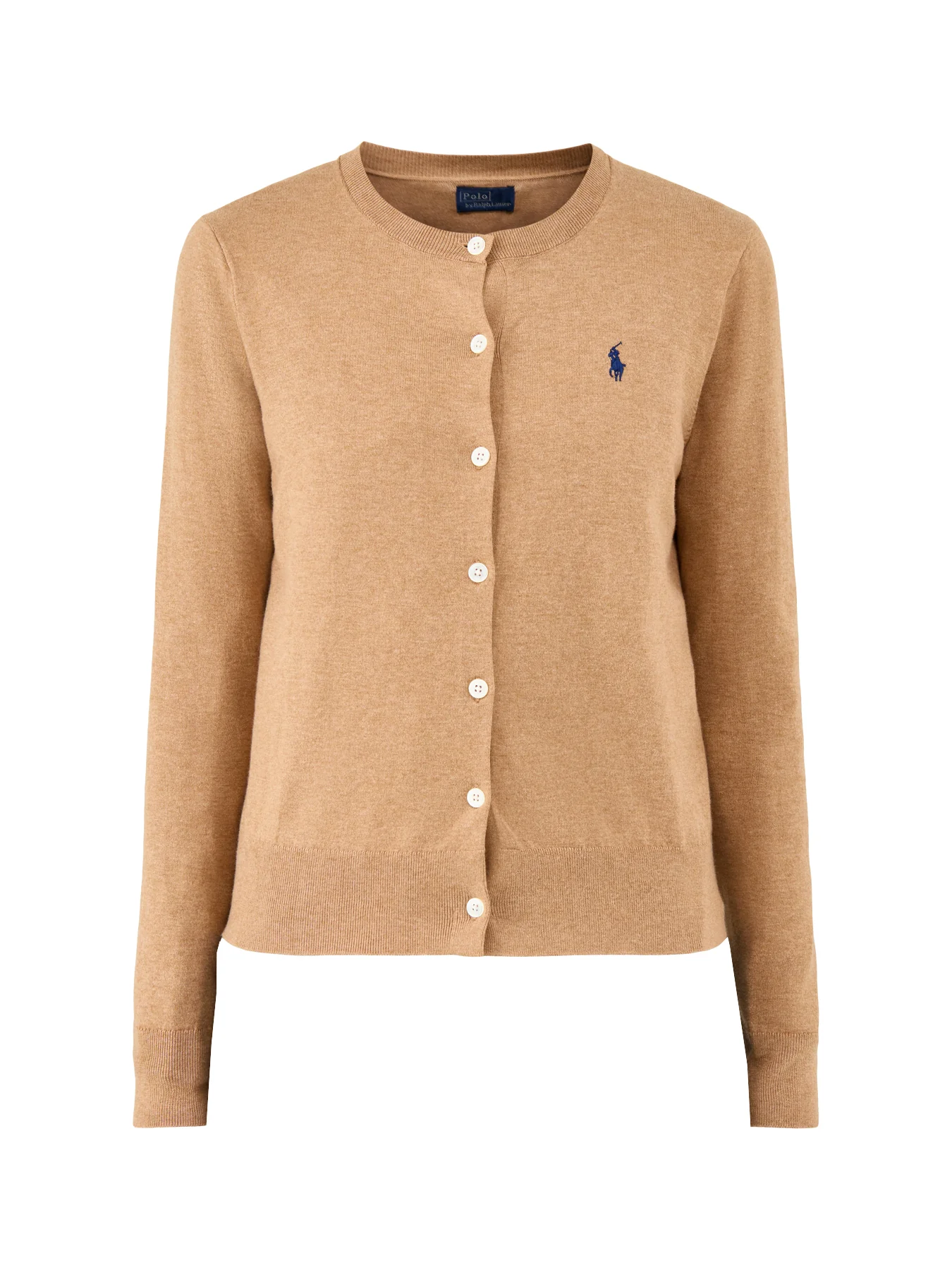 Long Sleeve Knit Cardigan Beige