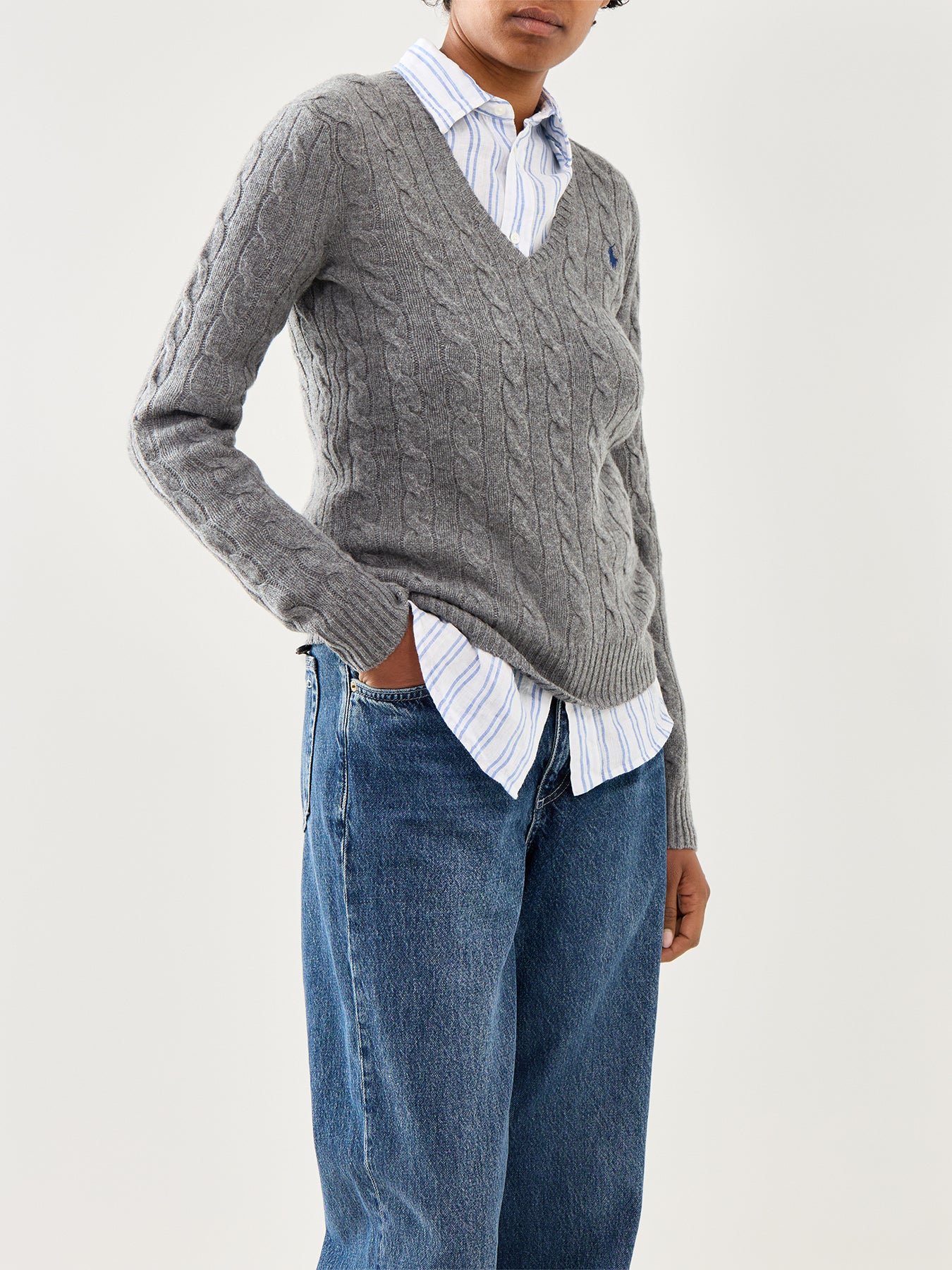 Kimberly Long Sleeve Pullover Grey - Image 4