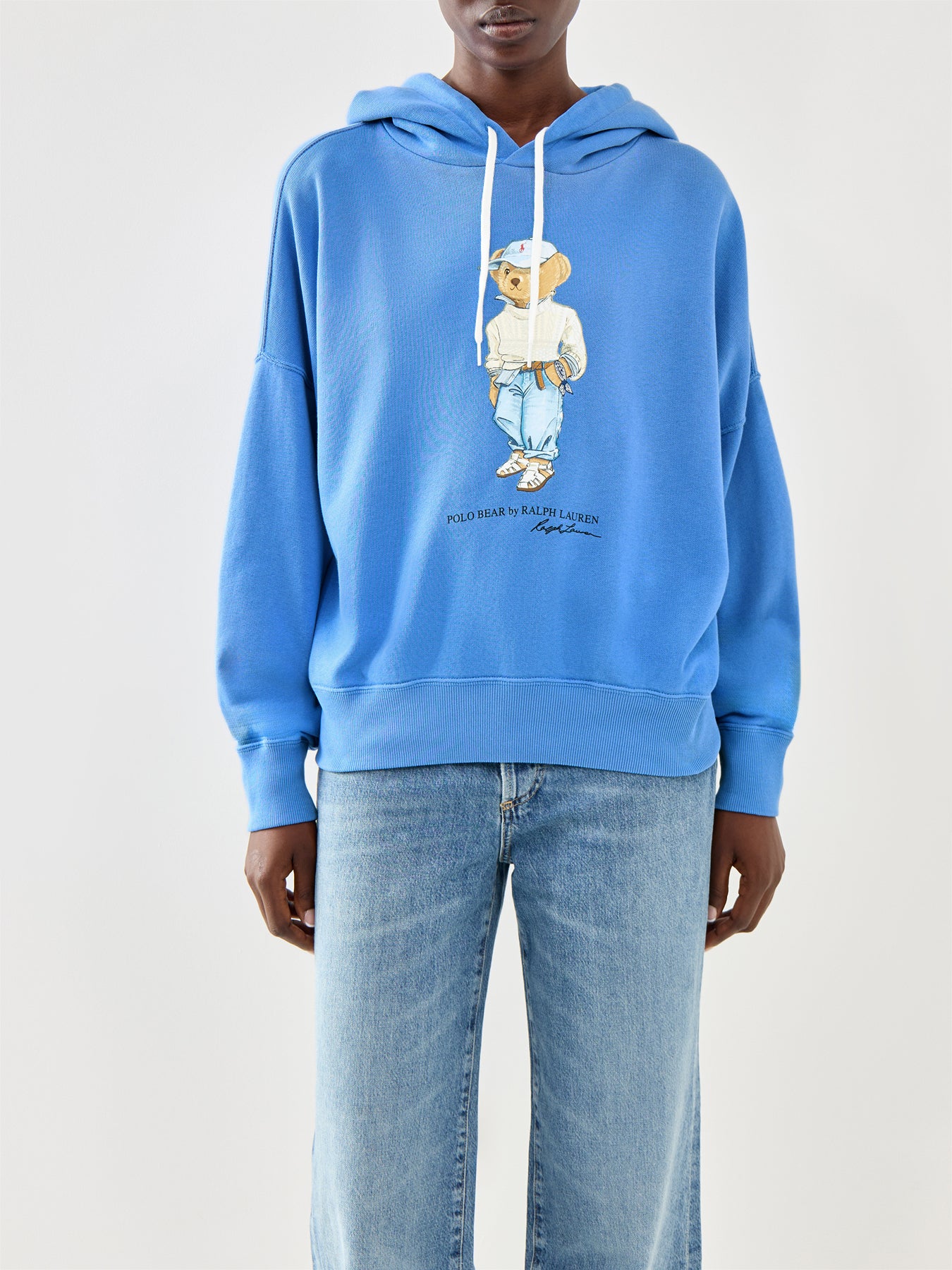 Knit Bear Sweatshirt Summer Blue - Image 4