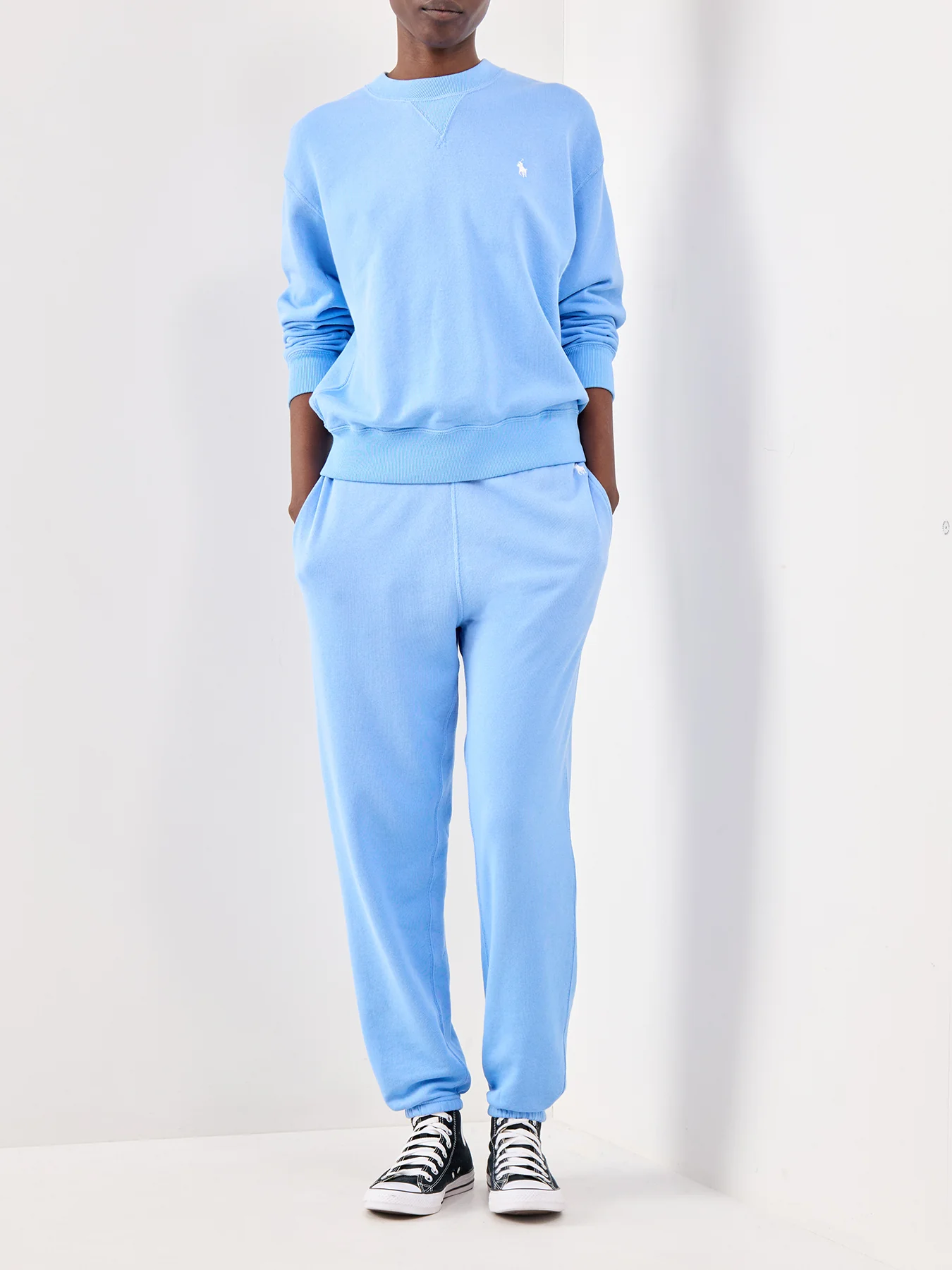 Knit Jogger Pants Blue - Image 2