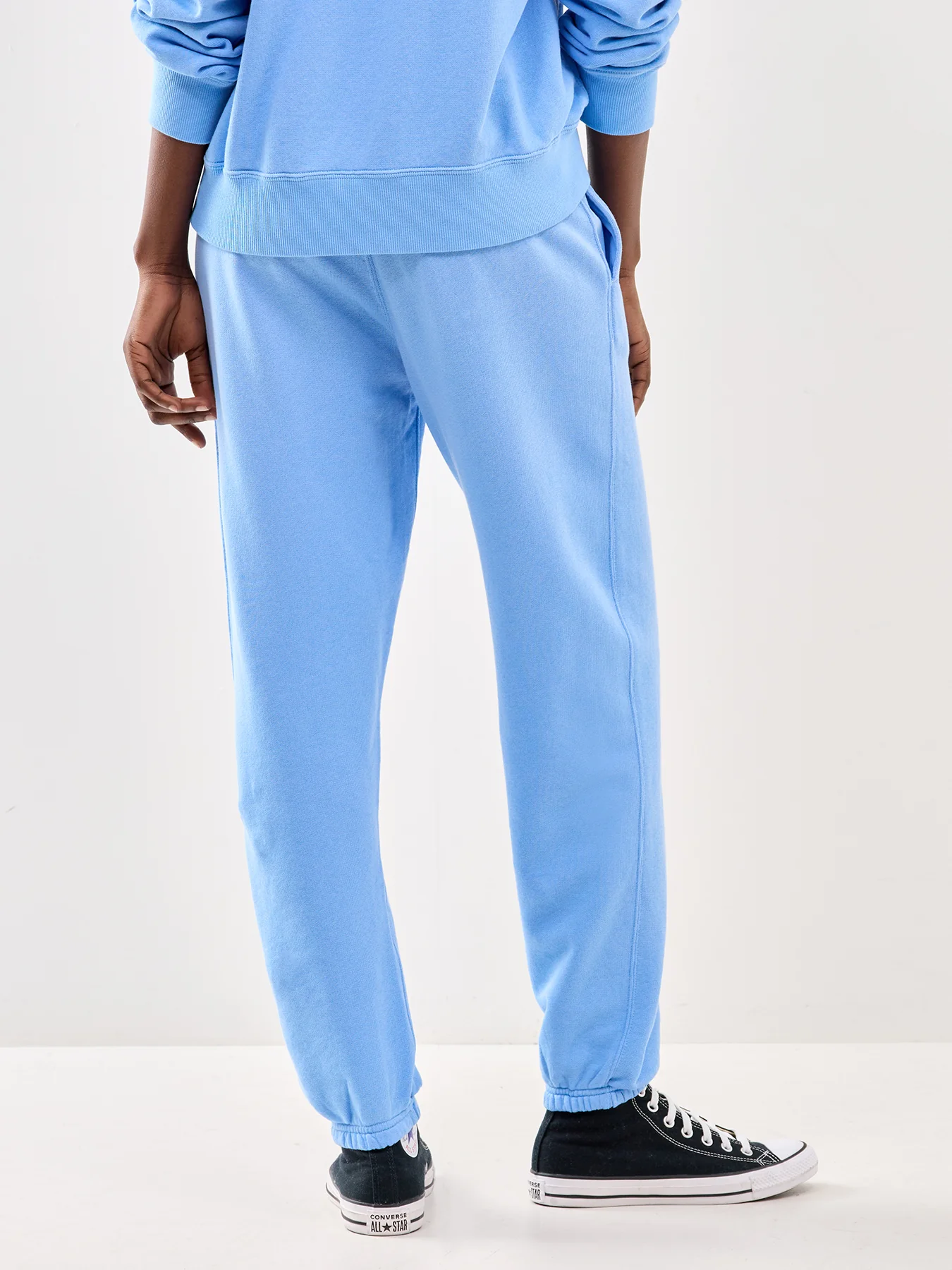 Knit Jogger Pants Blue - Image 5
