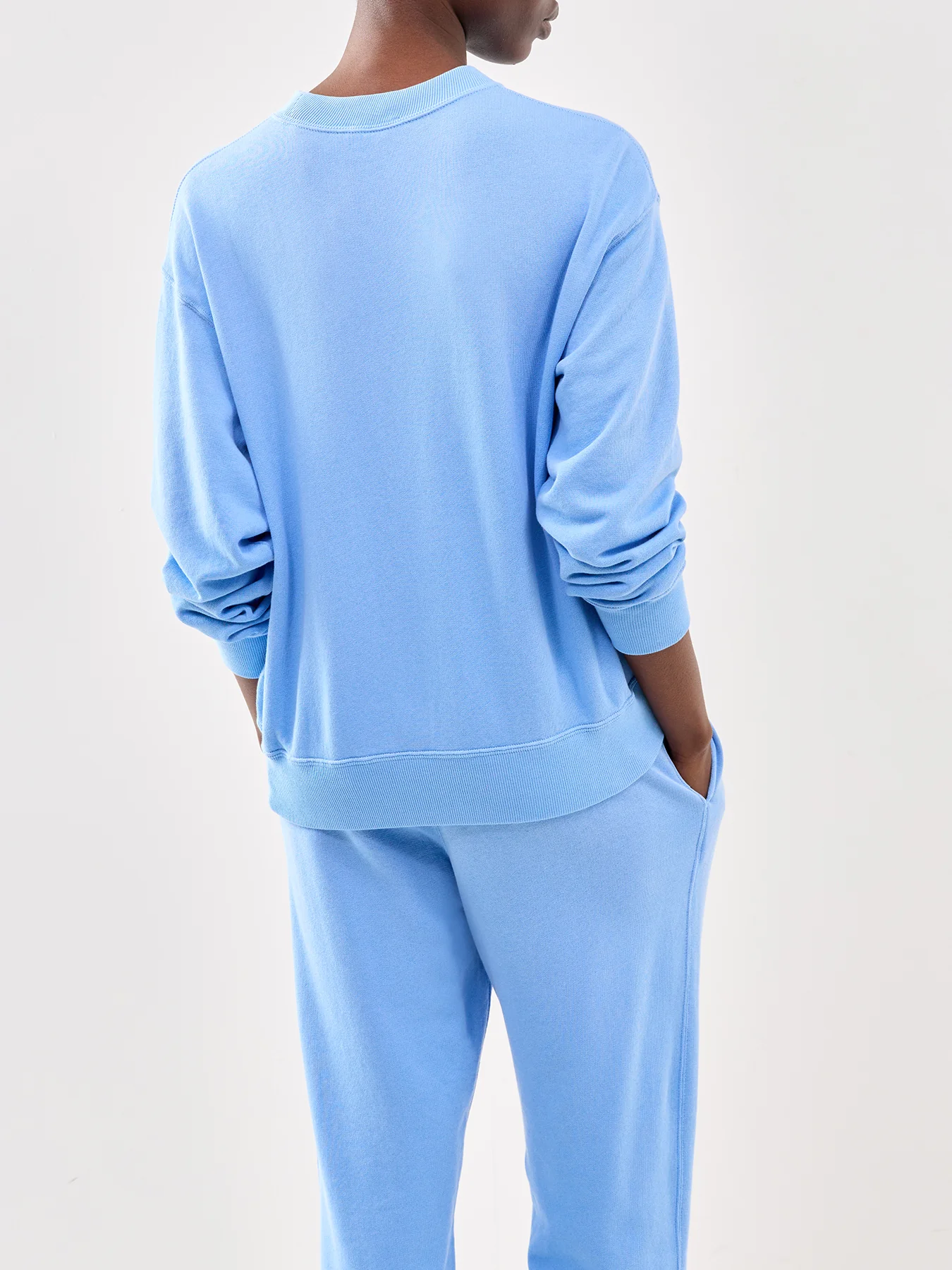 Knit Sweatshirt Blue - Image 5
