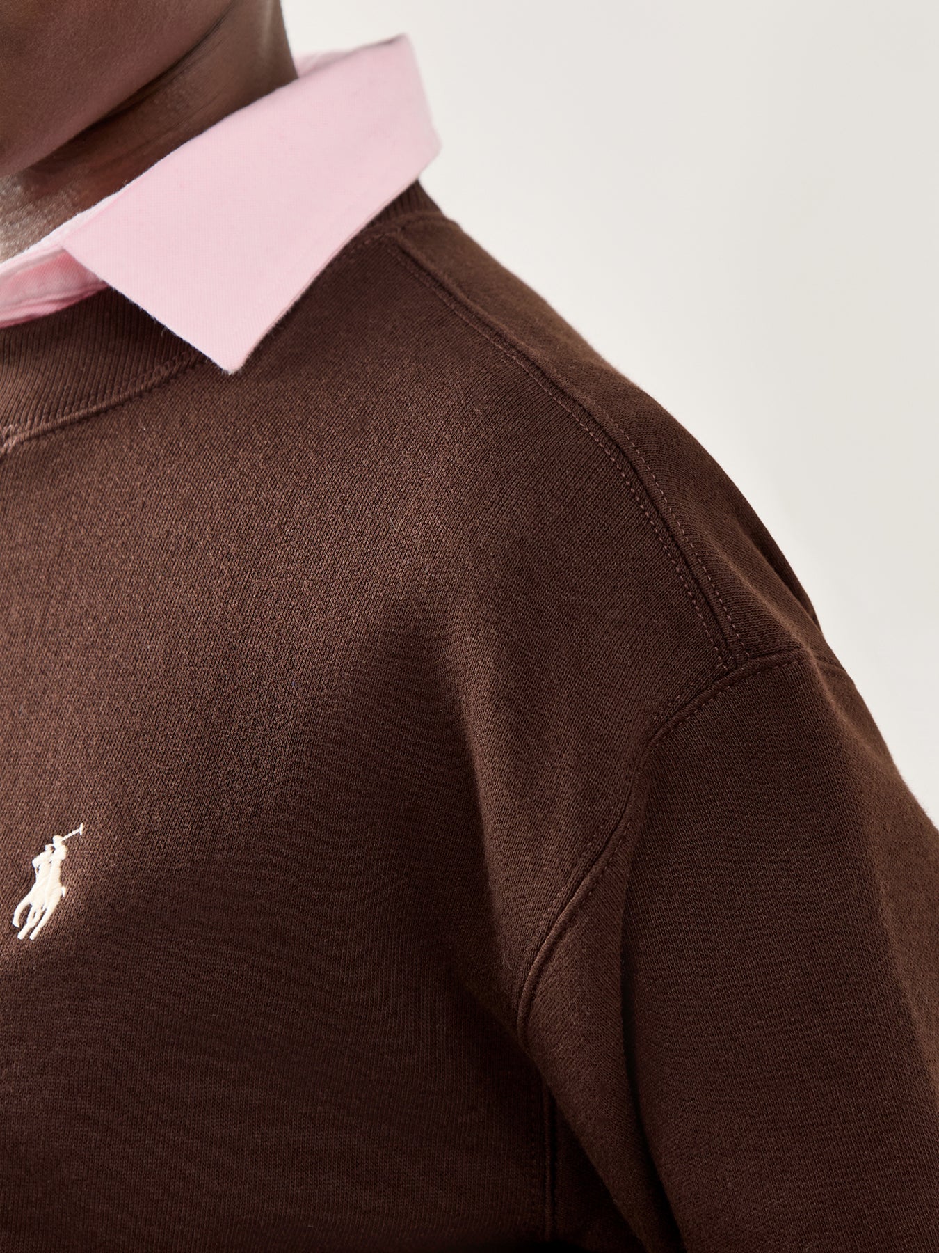Knit Sweatshirt Brown - Image 3