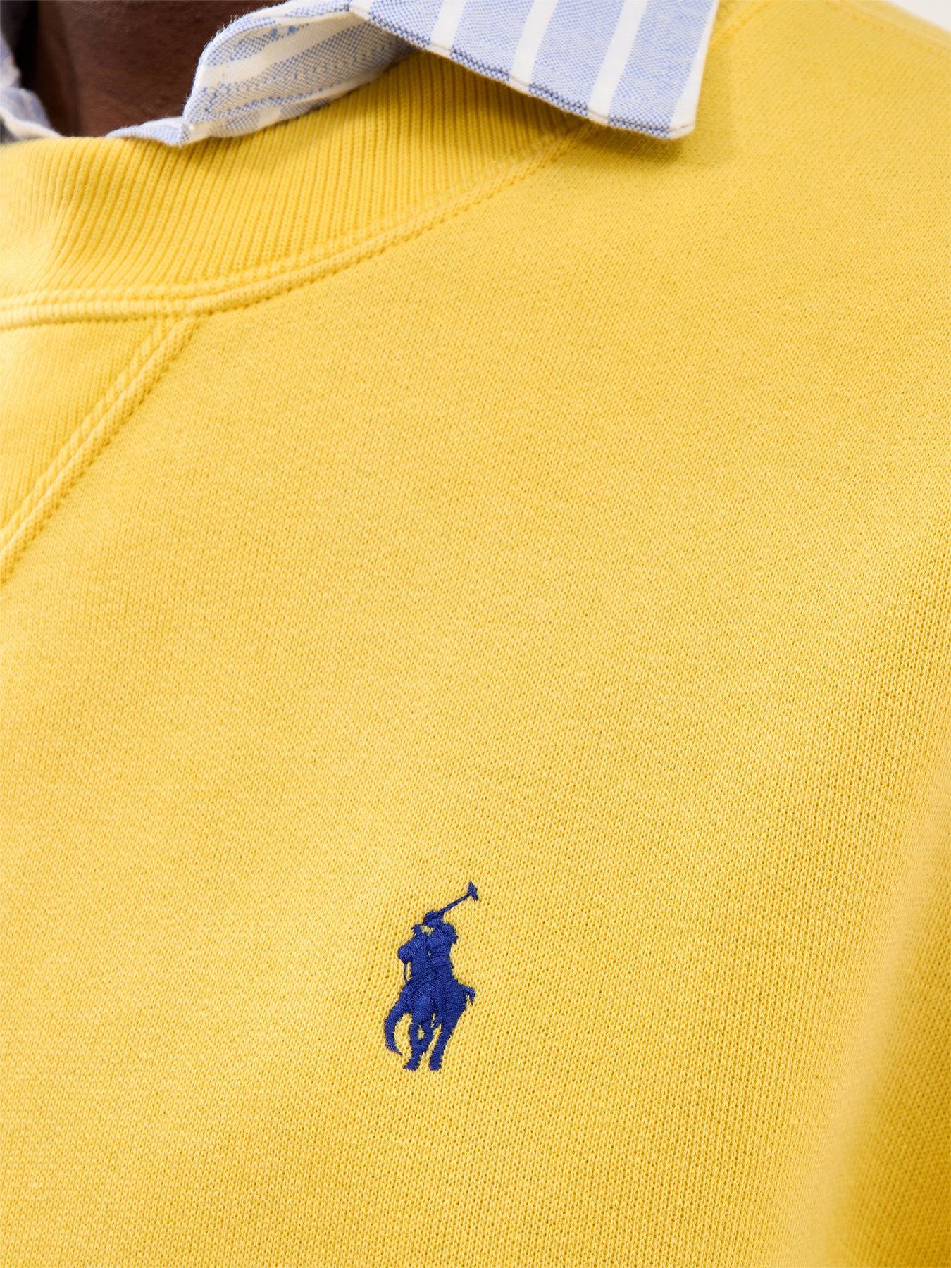 Knit Sweatshirt Yellow - Image 3