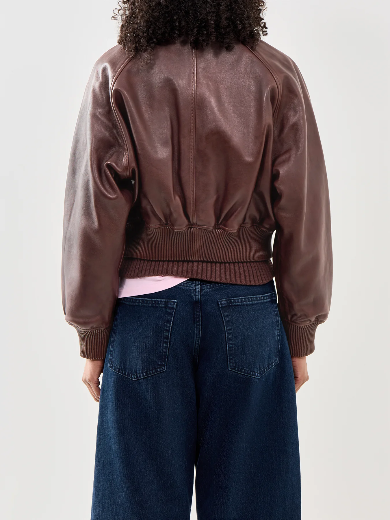 Leather Jacket Brown - Image 5