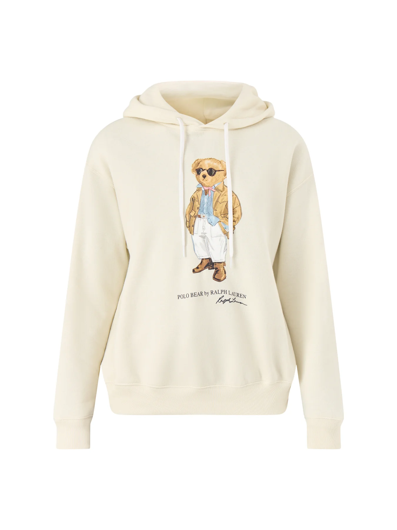 Polo Bear Hoodie Cream
