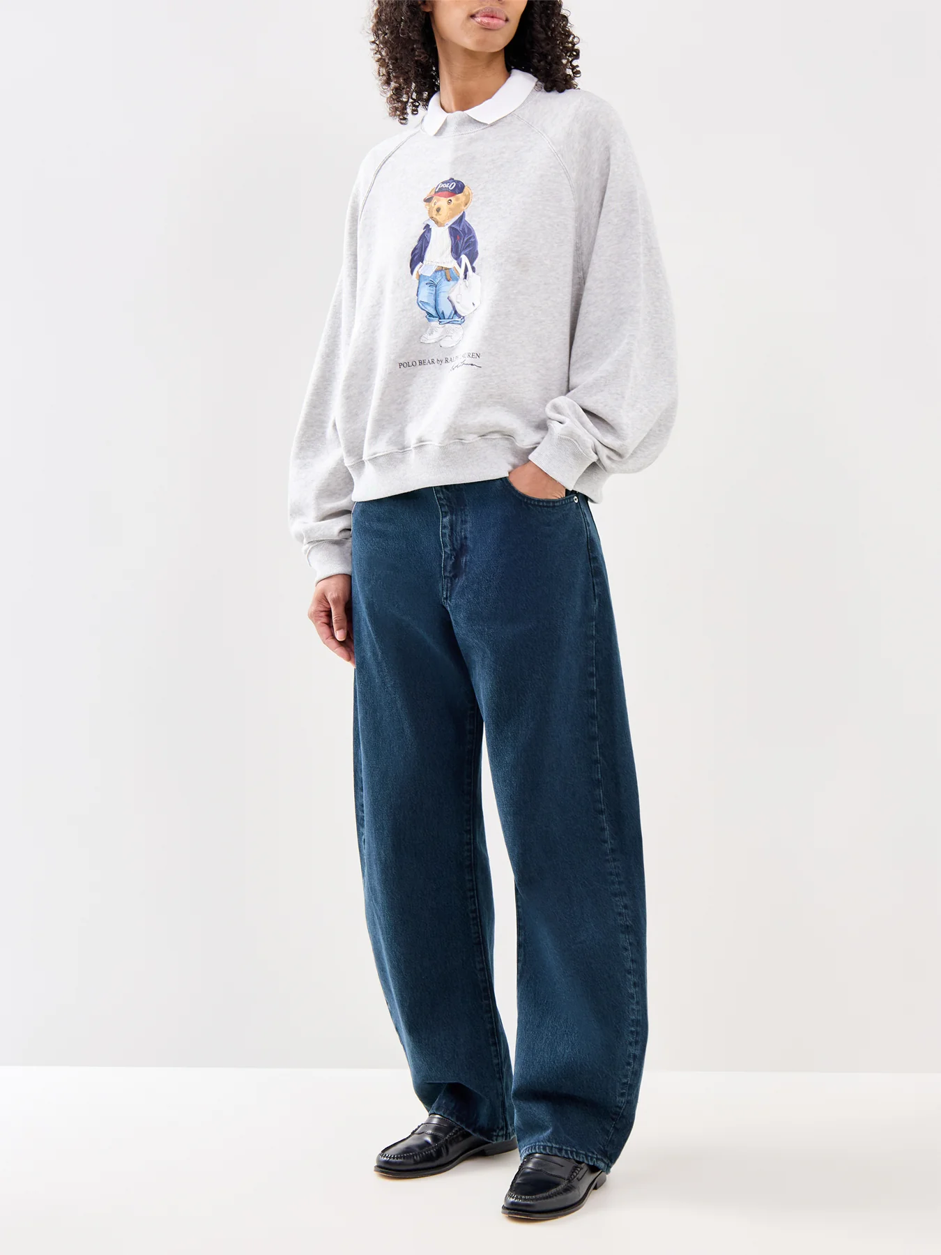 Polo Bear Sweatshirt Grey - Image 2