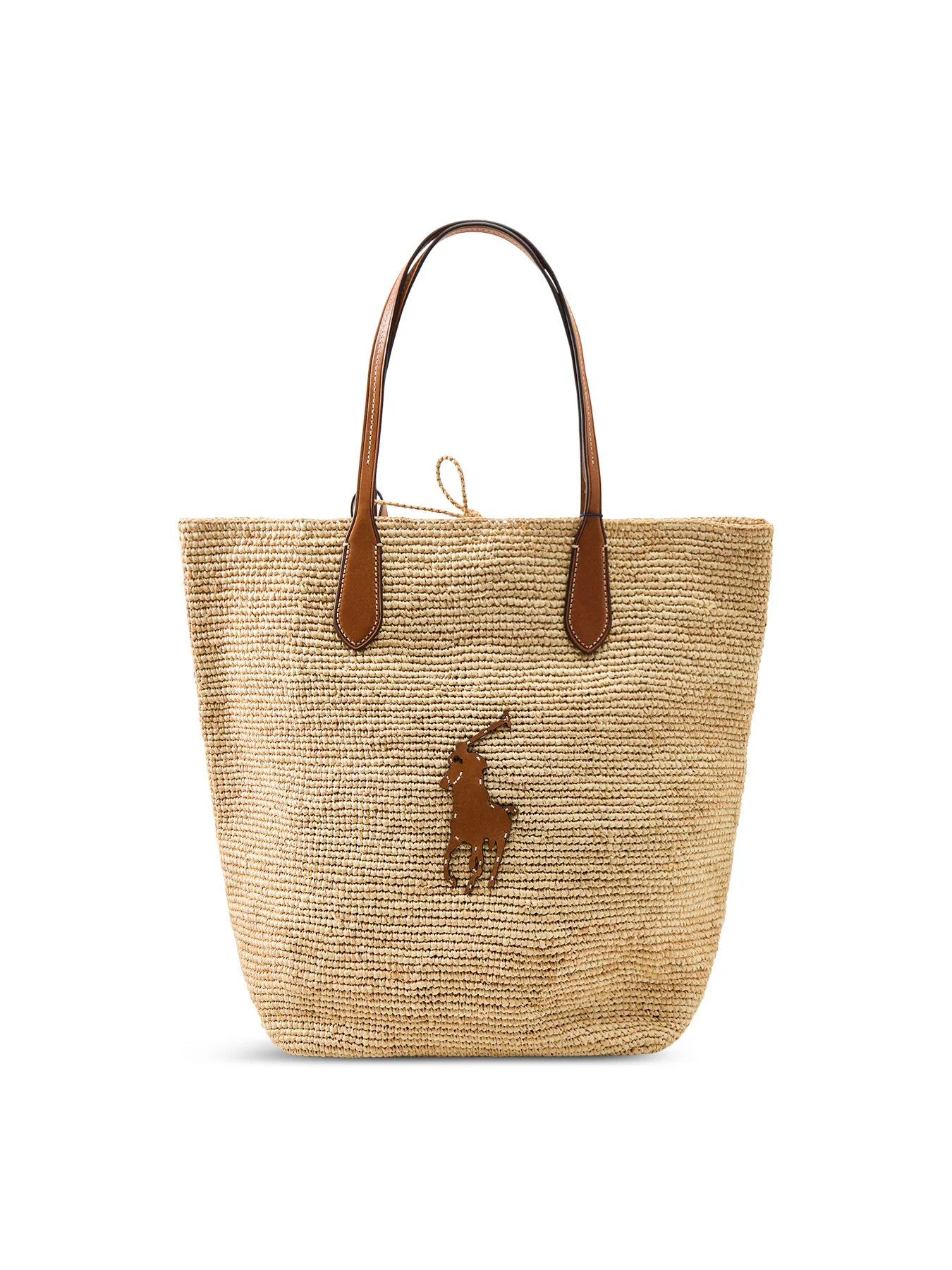 Raffia Large Tote Bag Beige