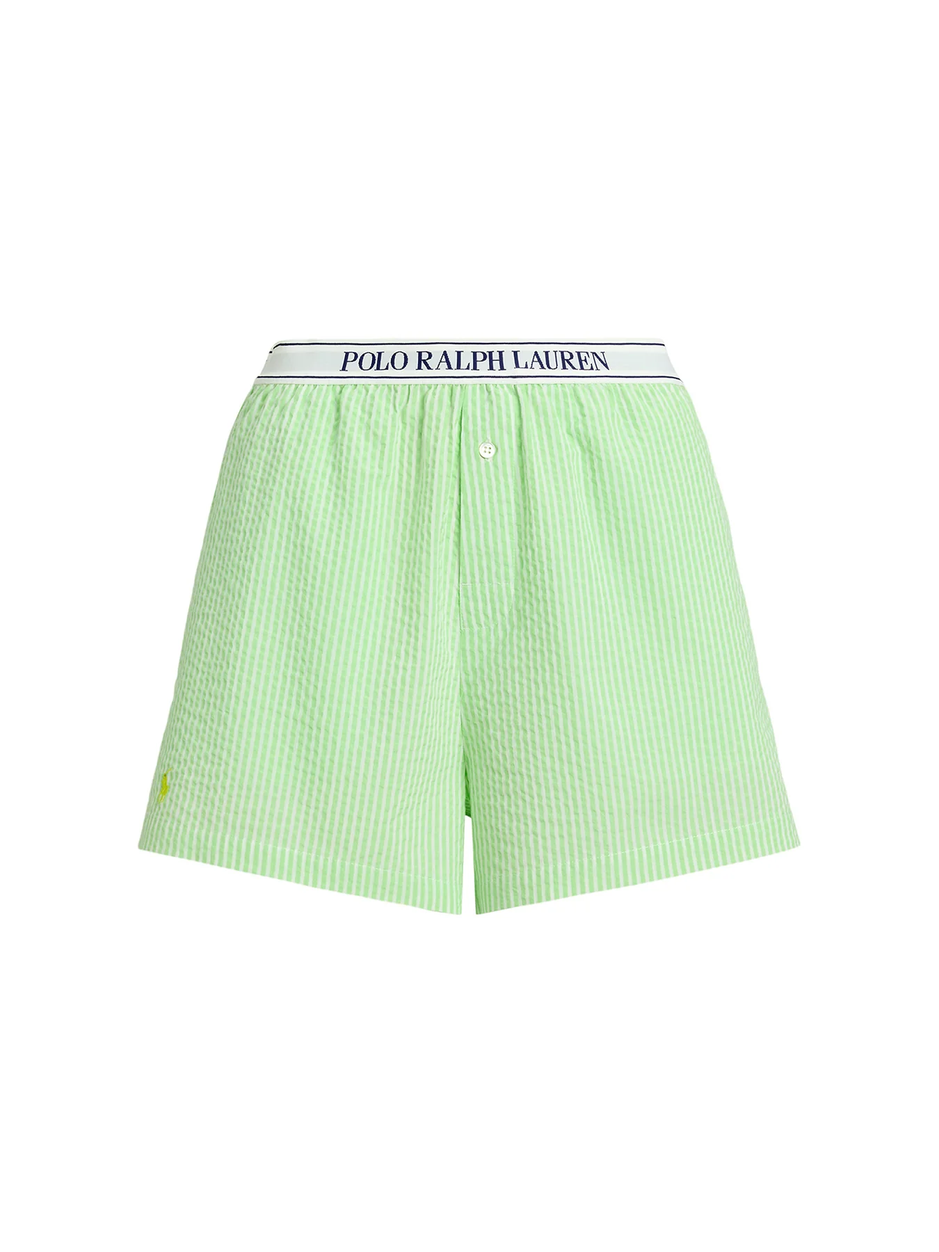 Seersucker Boxer Shorts Green