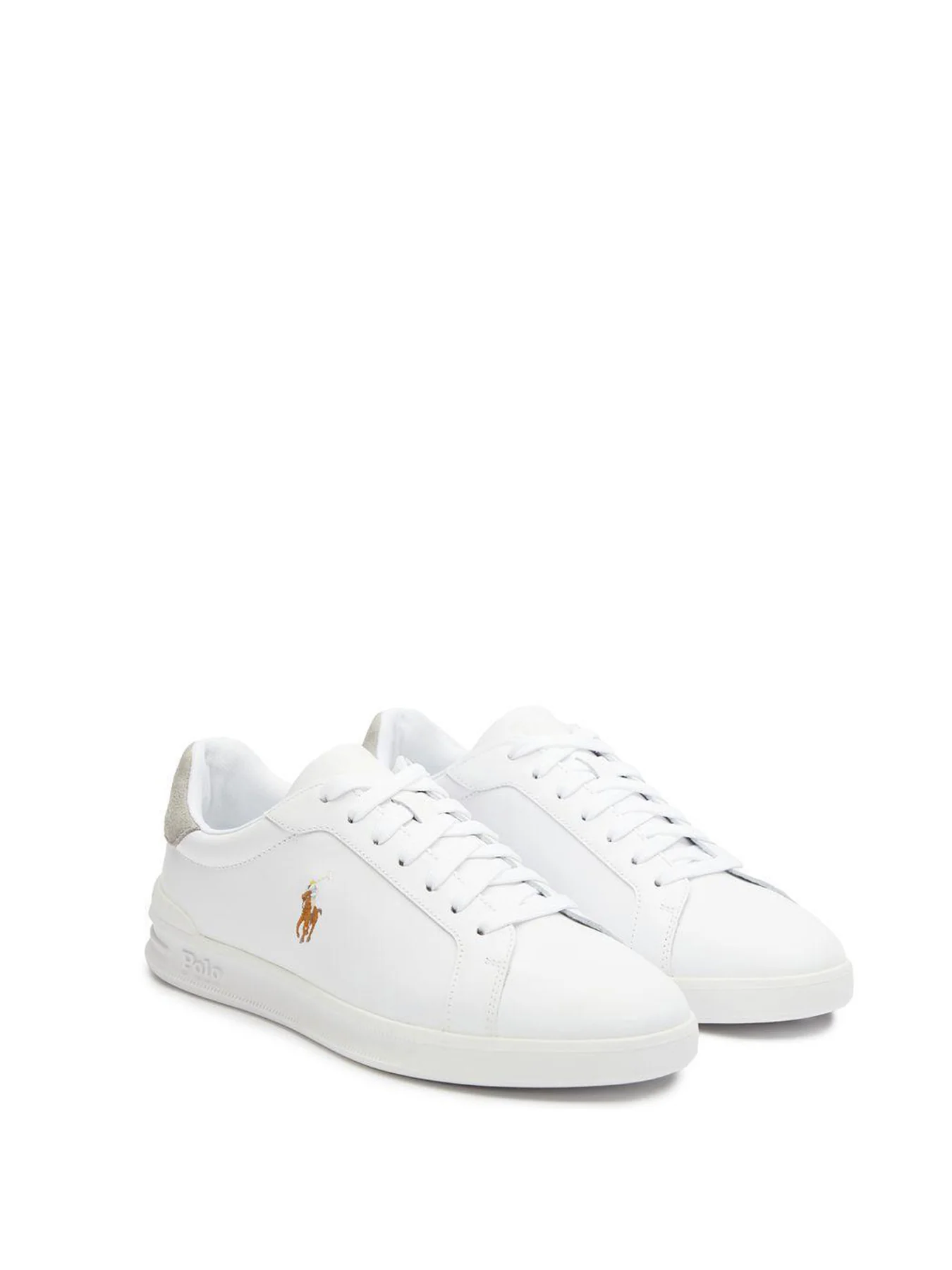 Ralph Lauren Heritage Court Trainers White - Image 3