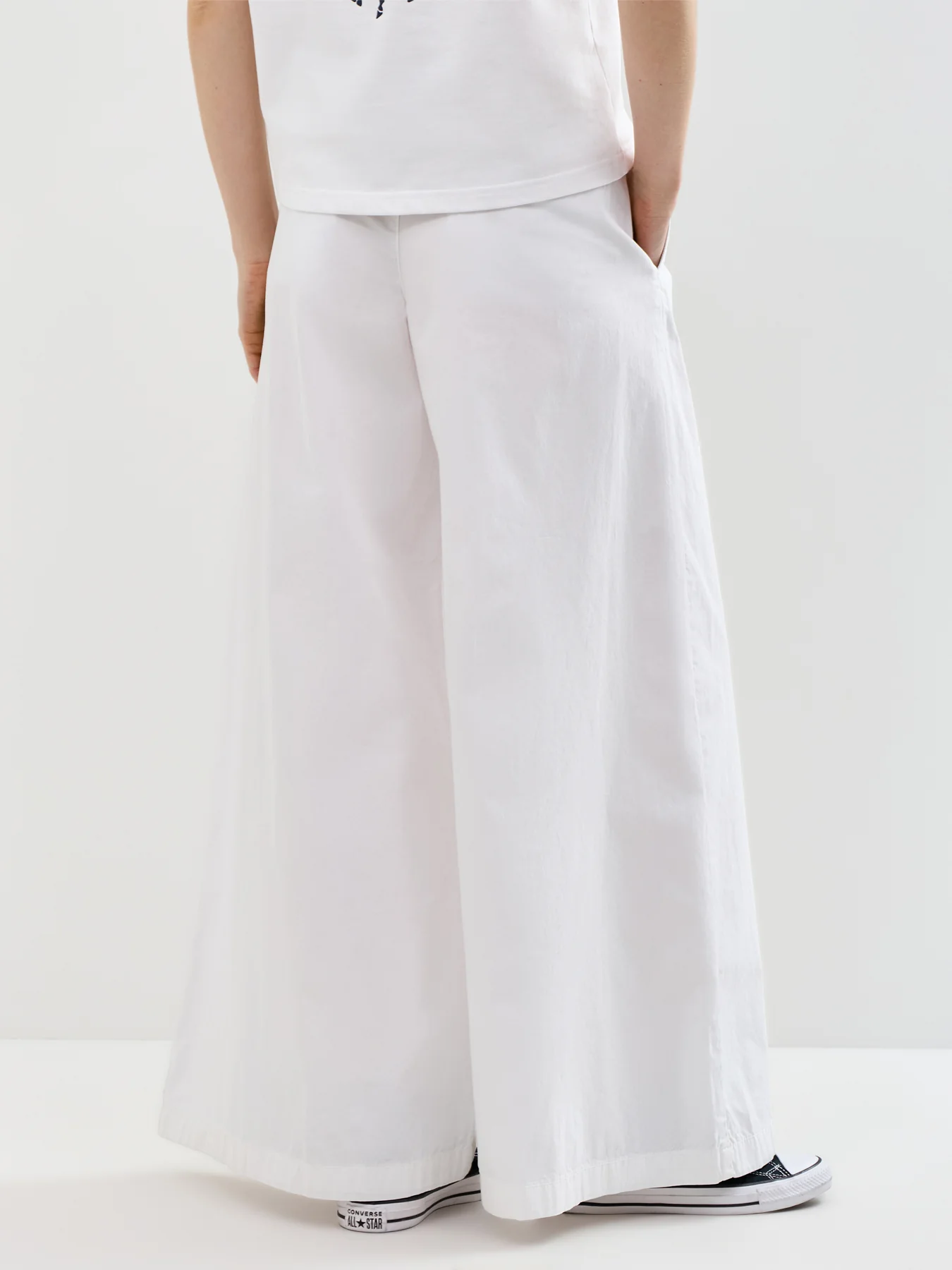 Wide Leg Trousers White - Image 5