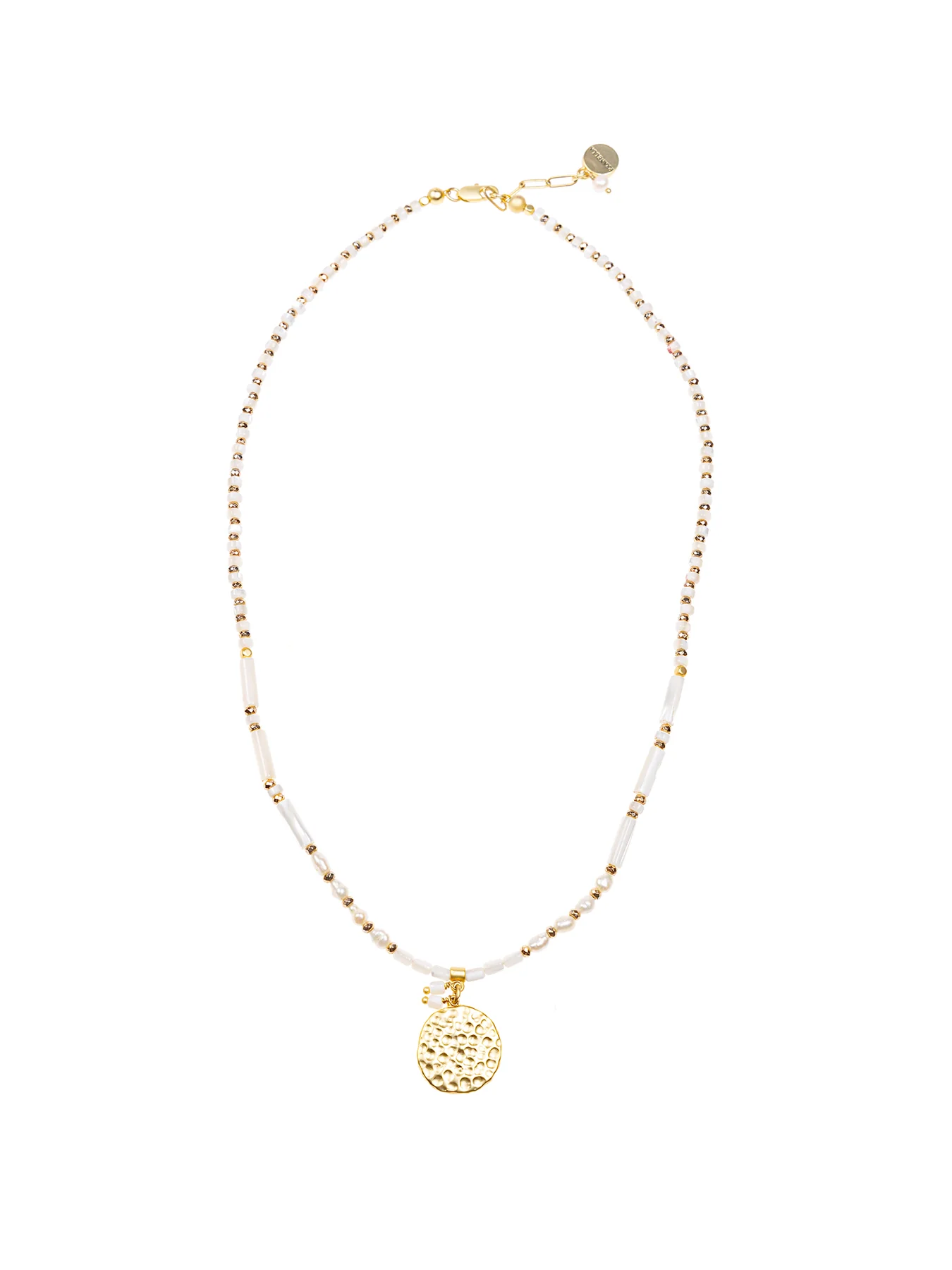 Bone Disc Necklace