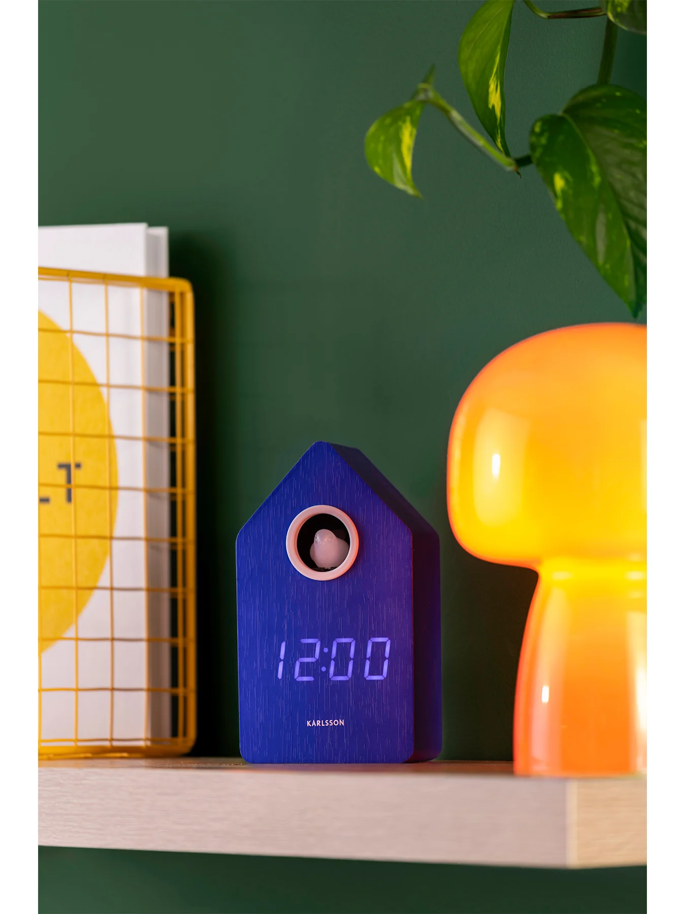 Cuckoo LED Alarm Clock Blue - Image 3