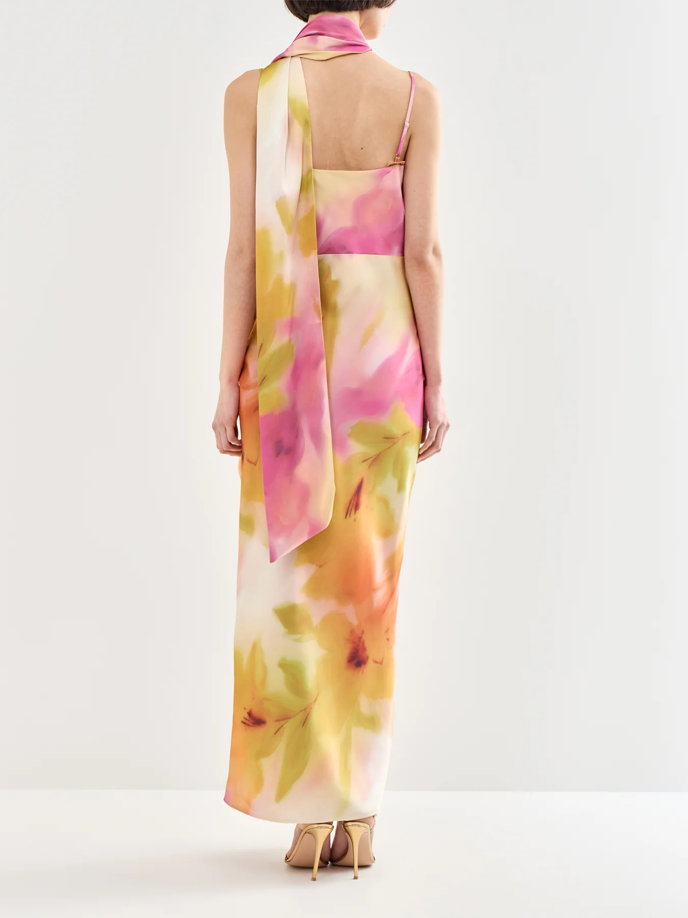 Keisha Scarf Maxi Dress Floral - Image 5