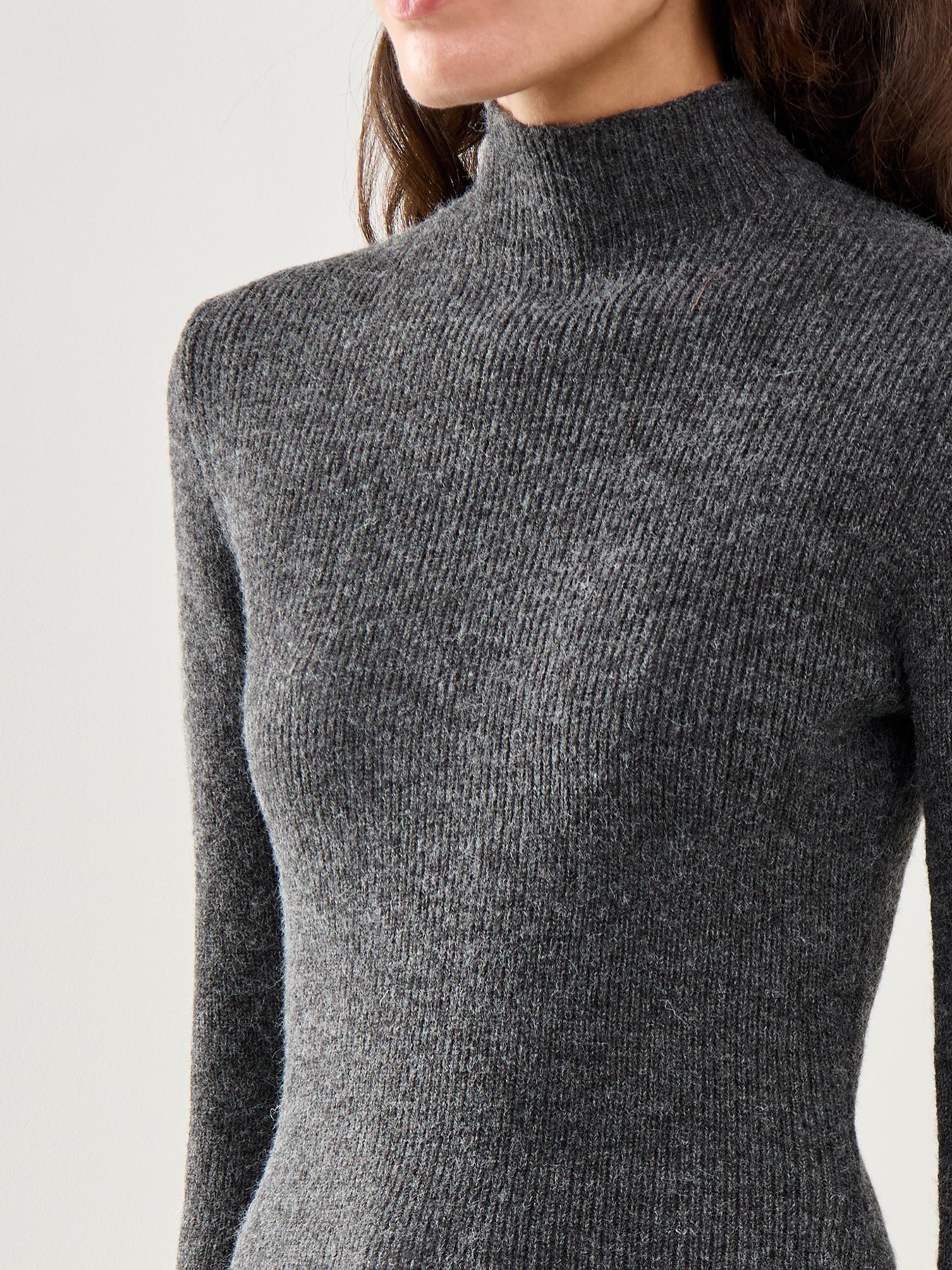 Odyssey A-Line Knit Top Grey - Image 3