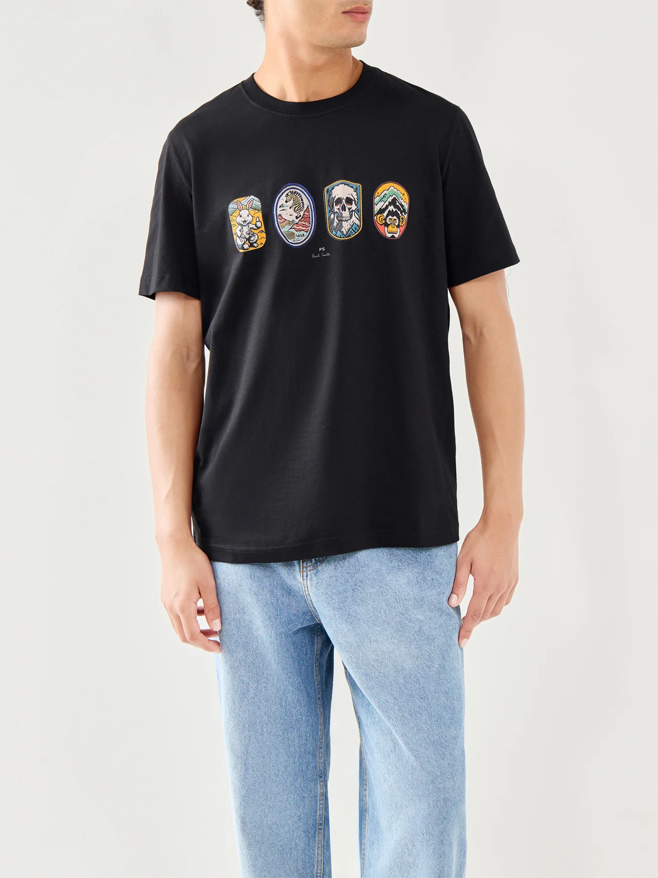 Badges Short Sleeves Tee Black - Image 4