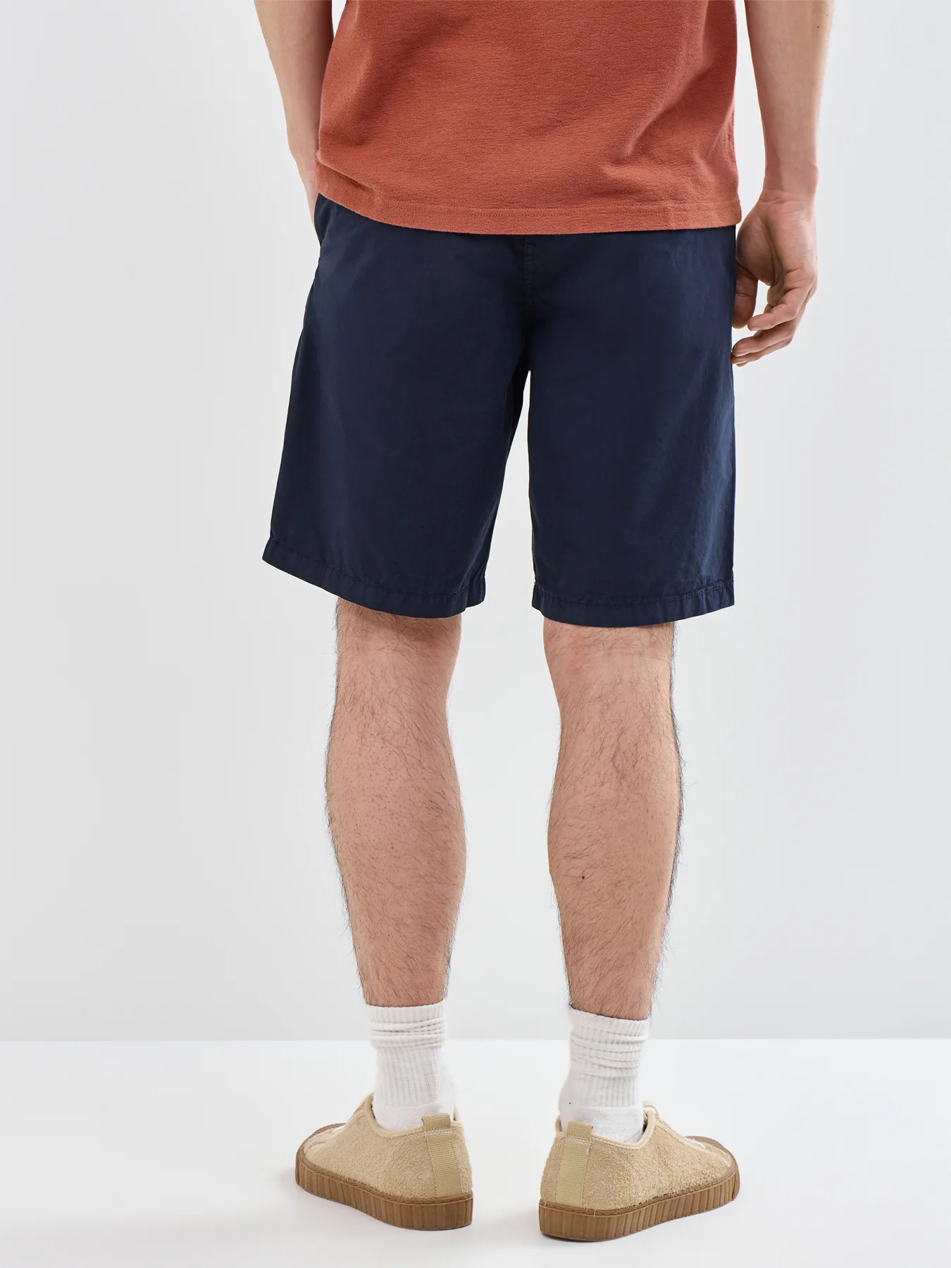 Classic Light Cotton Shorts Blue - Image 5