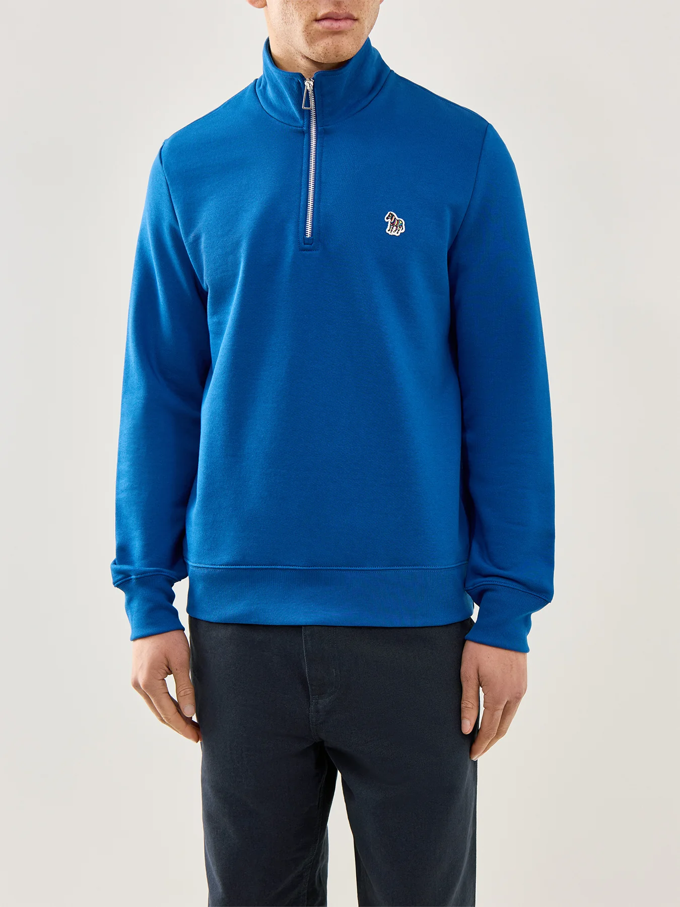 Half Zip Zebra Sweat - Image 4