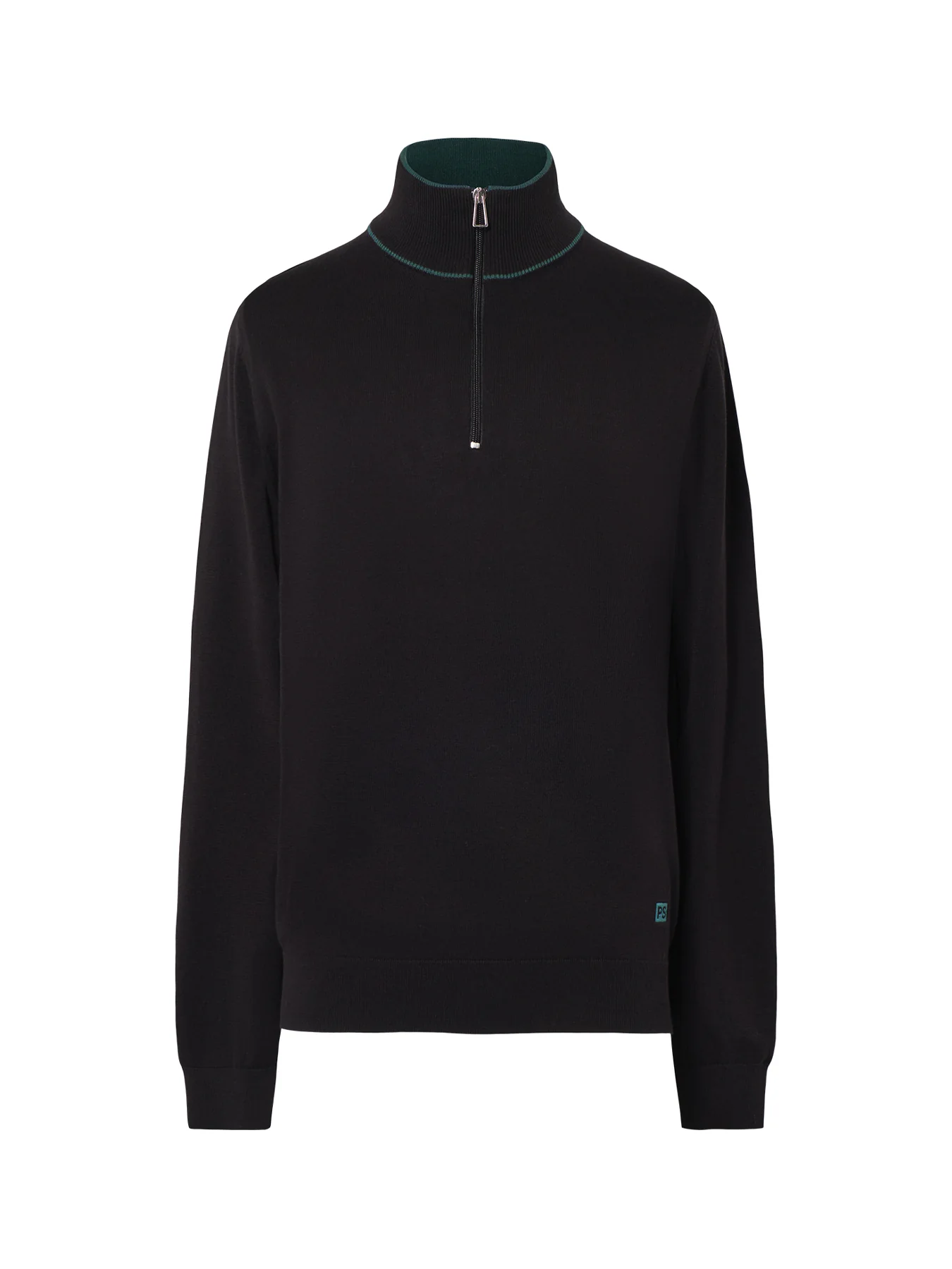 Half-Zip Knit Black