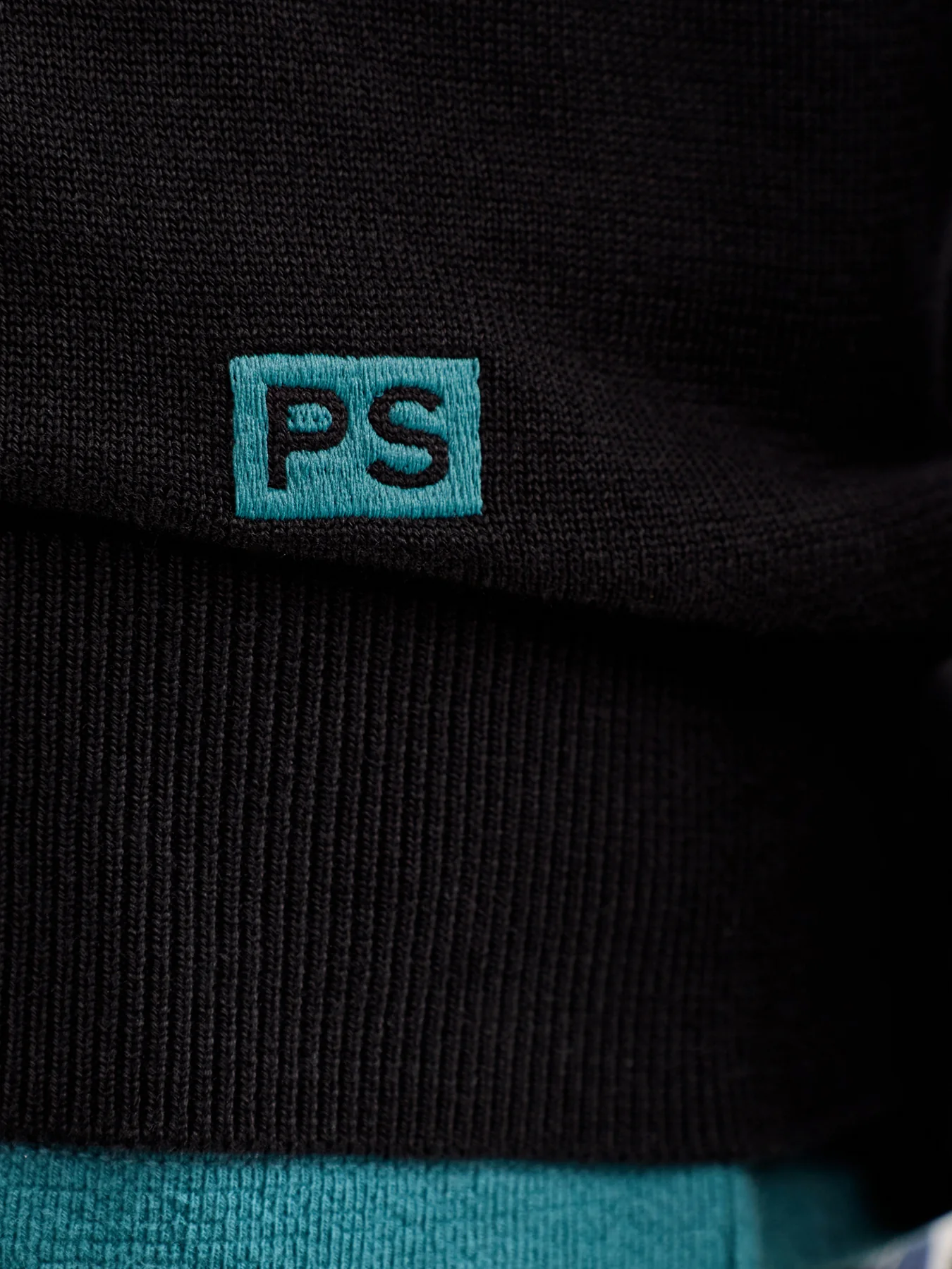 Half-Zip Knit Black - Image 3