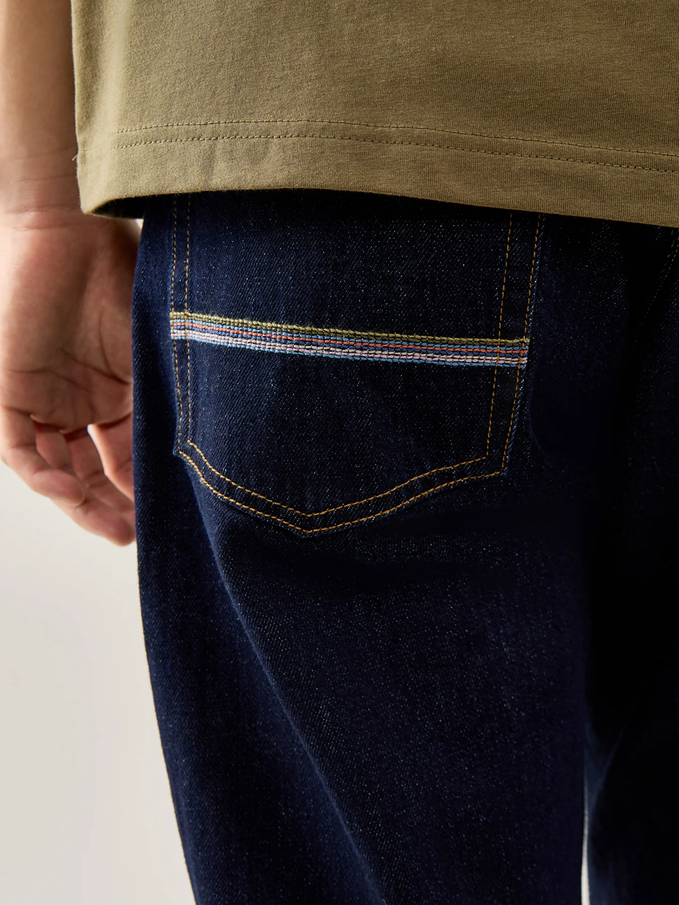 Relaxed Taper Fit Jeans Blue - Image 3