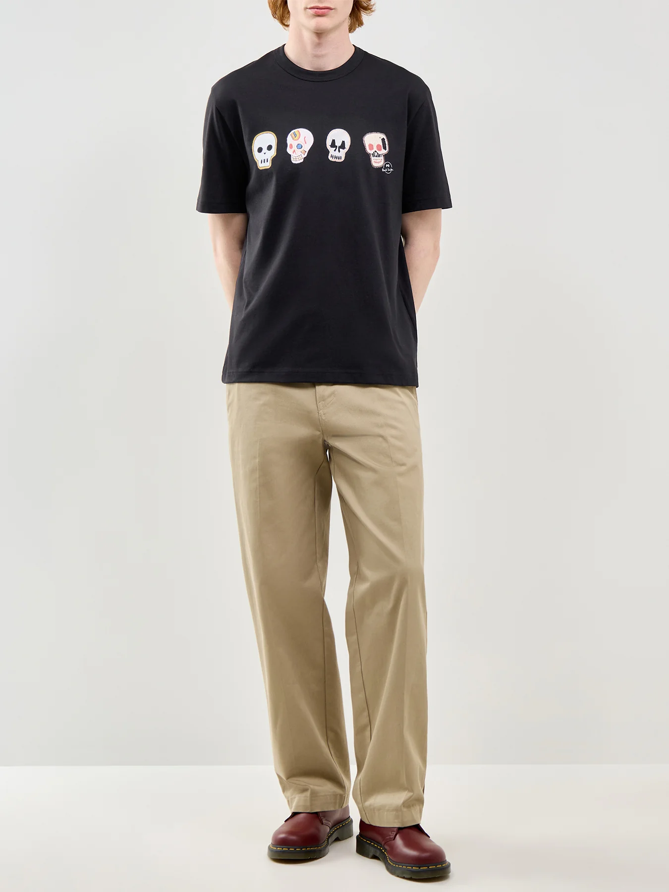 Skulls T-Shirt Black - Image 2