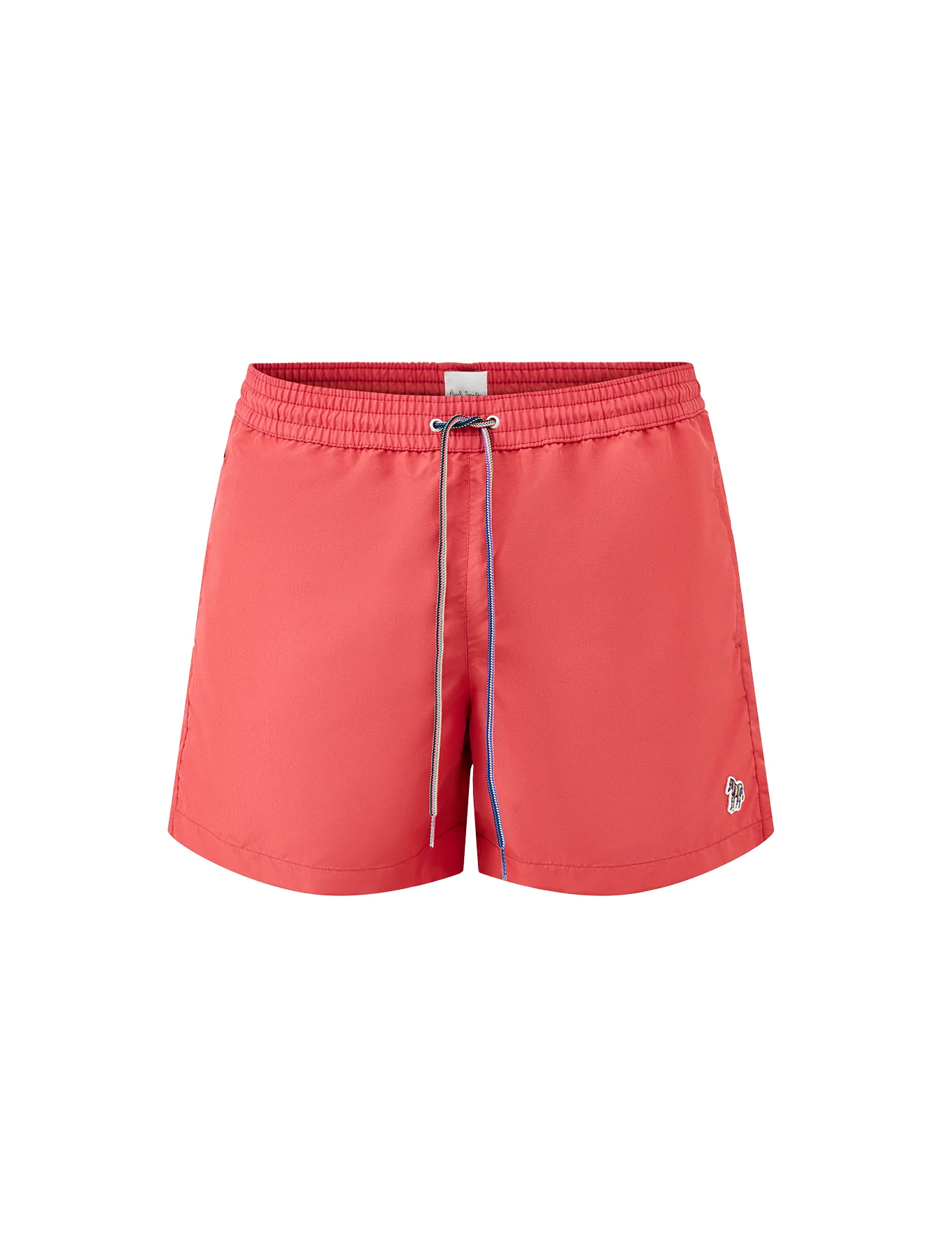 Zebra Logo Swim Shorts Orange