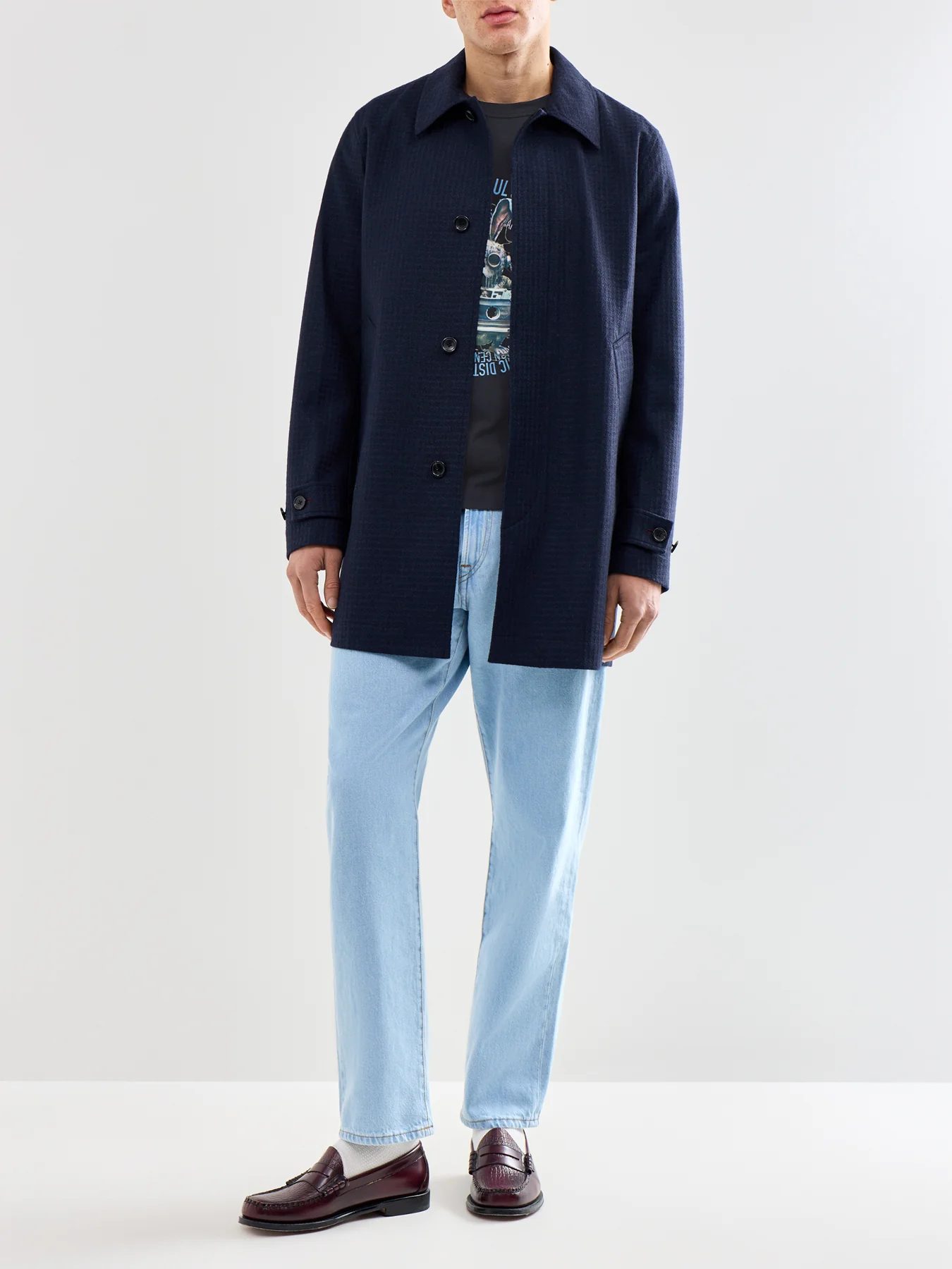 Tapered Fit Jeans Blue - Image 2