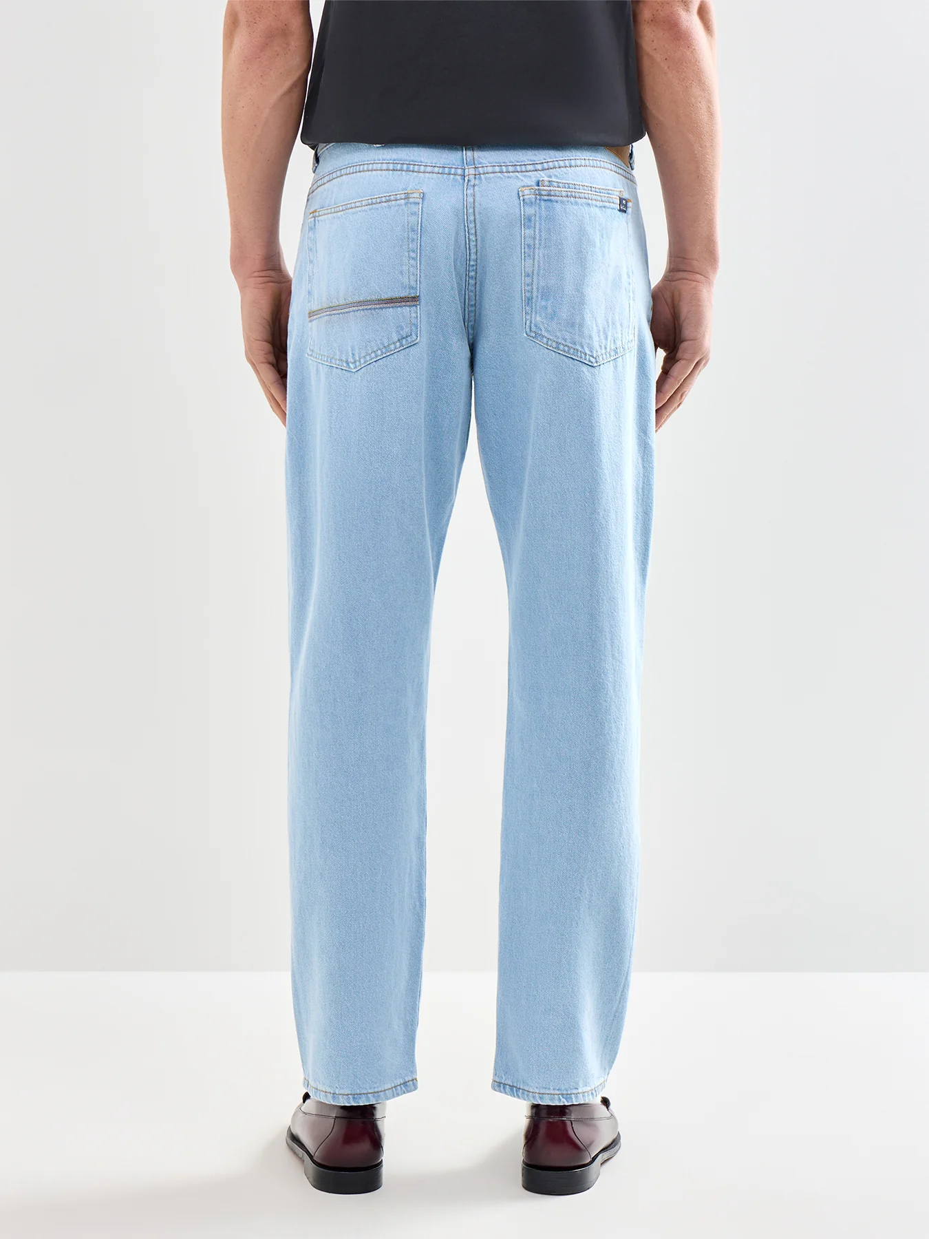 Tapered Fit Jeans Blue - Image 5