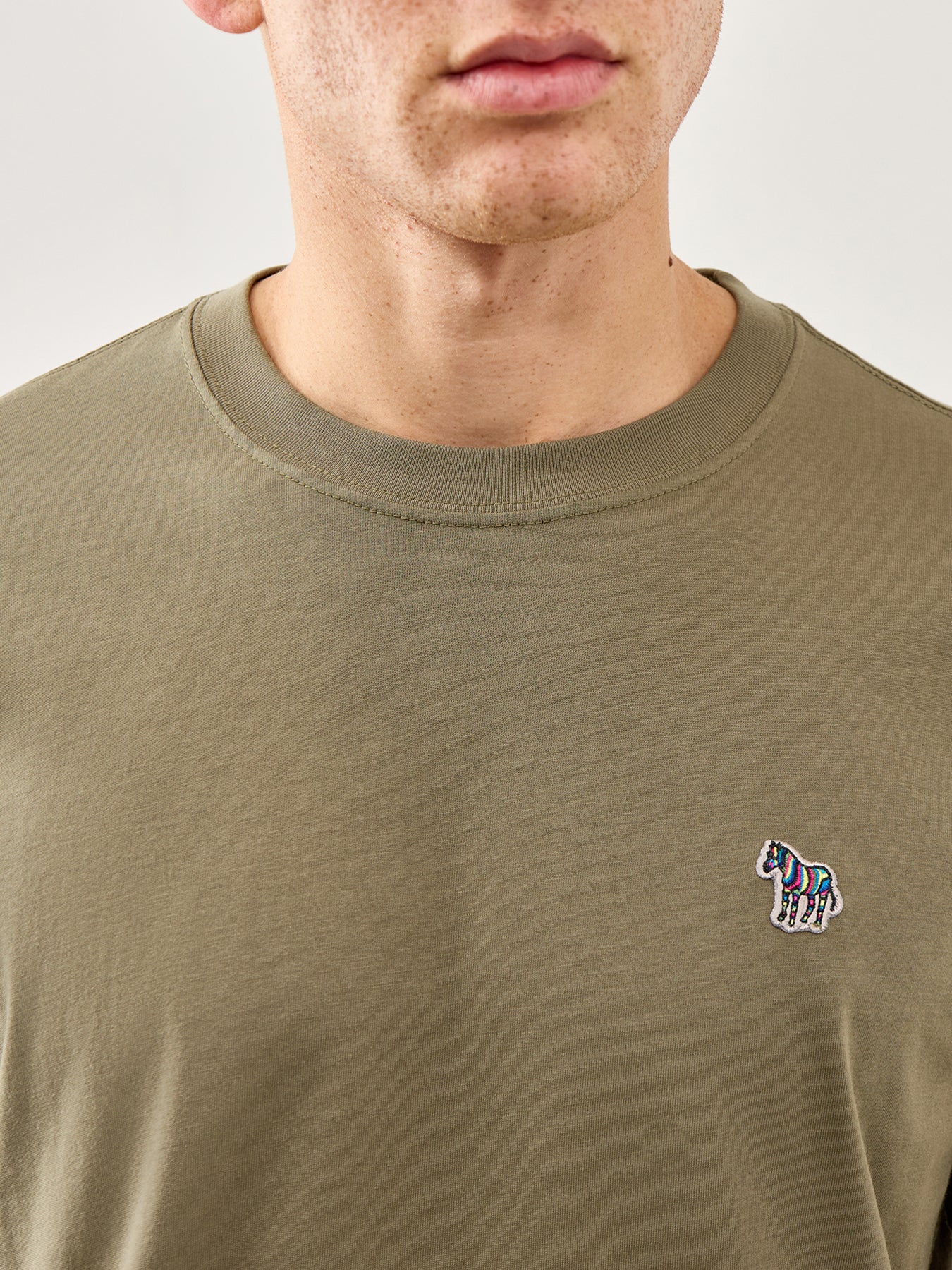 Zebra Graphic T-Shirt Green - Image 3