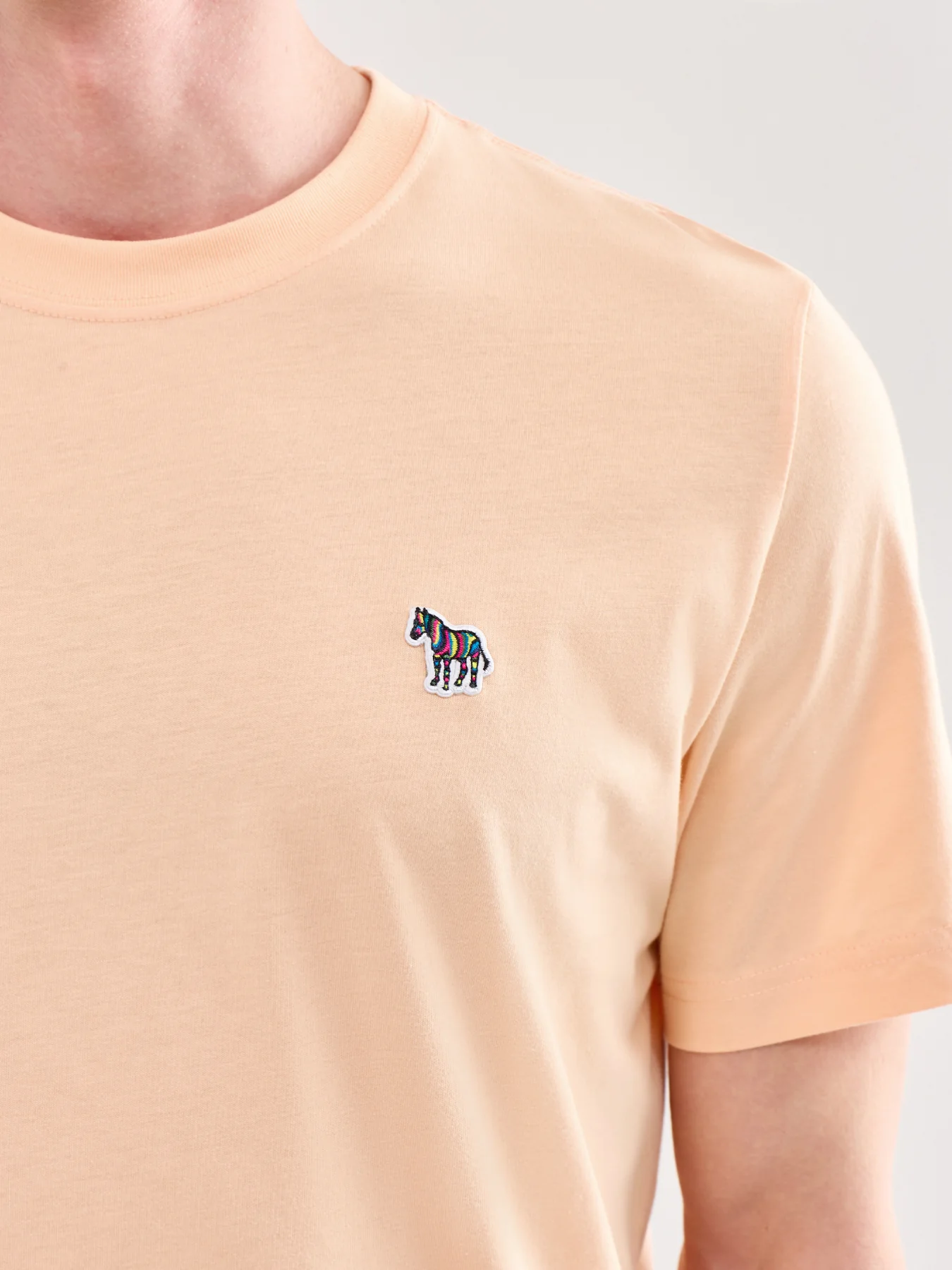Zebra Graphic Organic Cotton T-Shirt Orange - Image 3