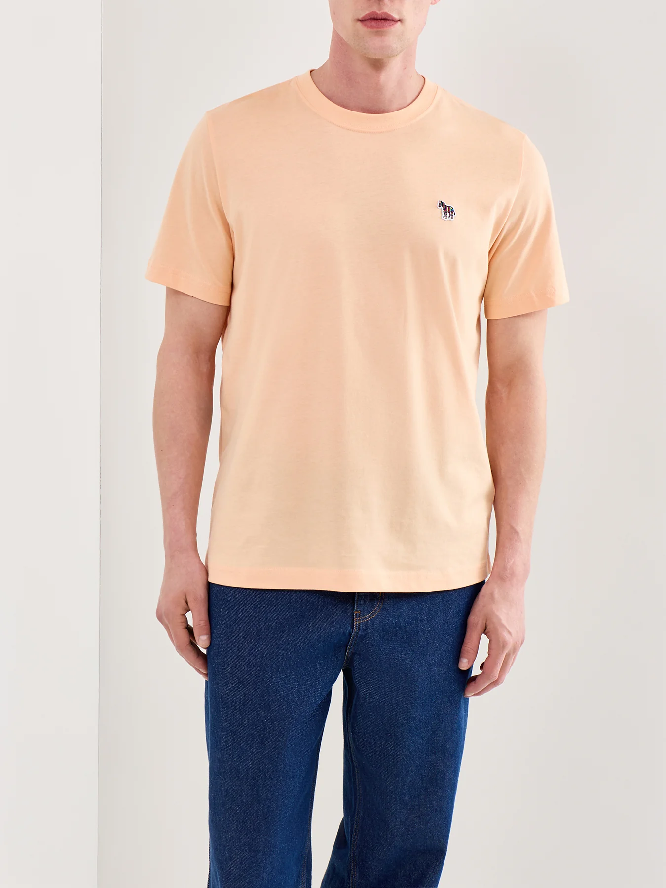 Zebra Graphic Organic Cotton T-Shirt Orange - Image 4